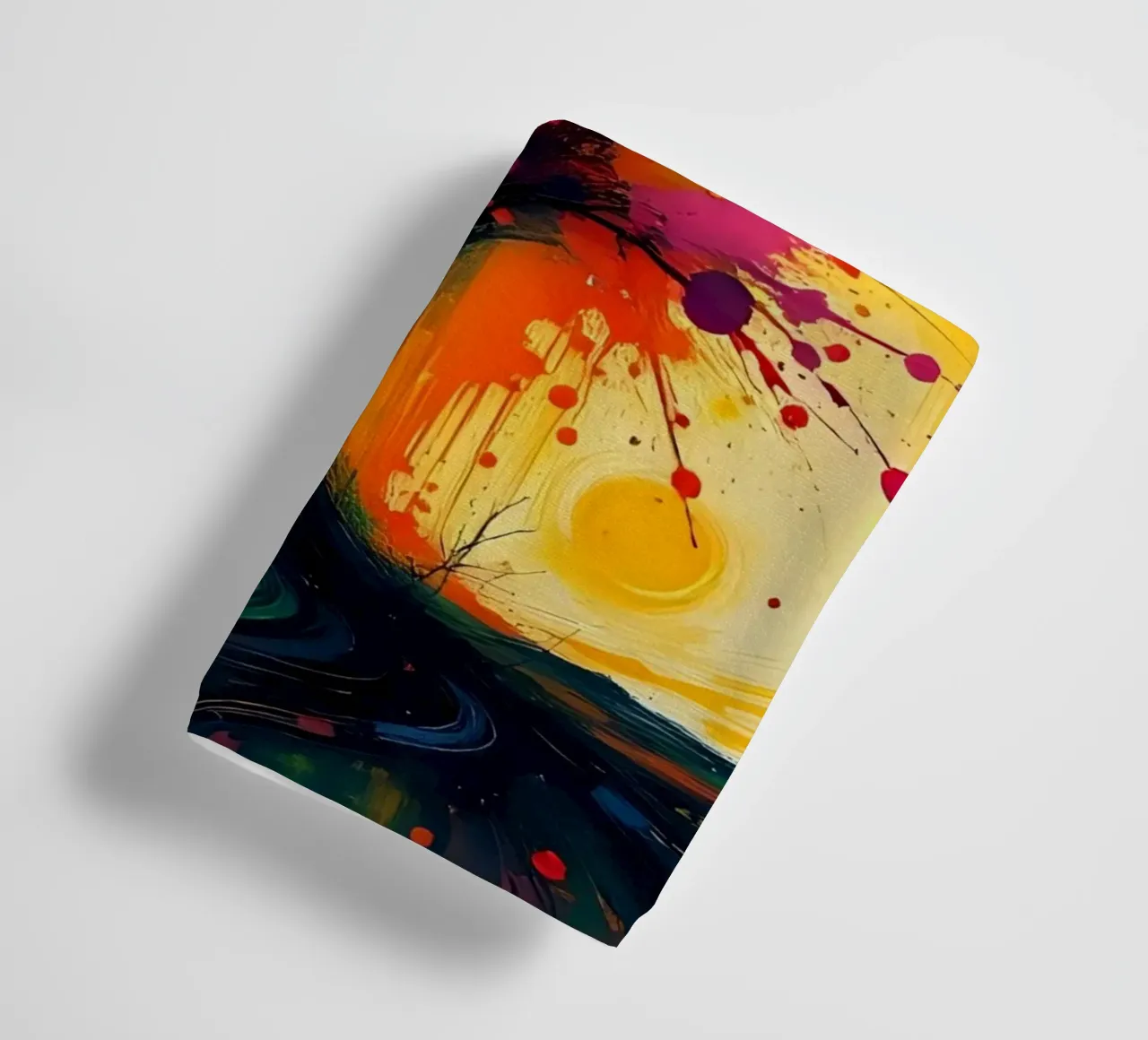 Painting_E_6 towel by Farb- und Blütenzauber by LK