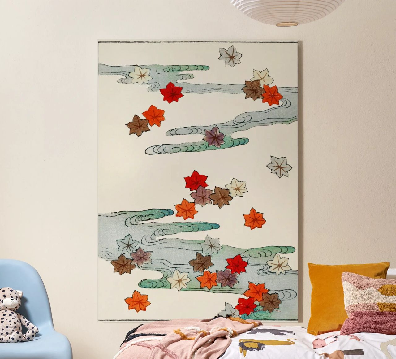 Autumn and water illustration. metacrilato de vintageshop