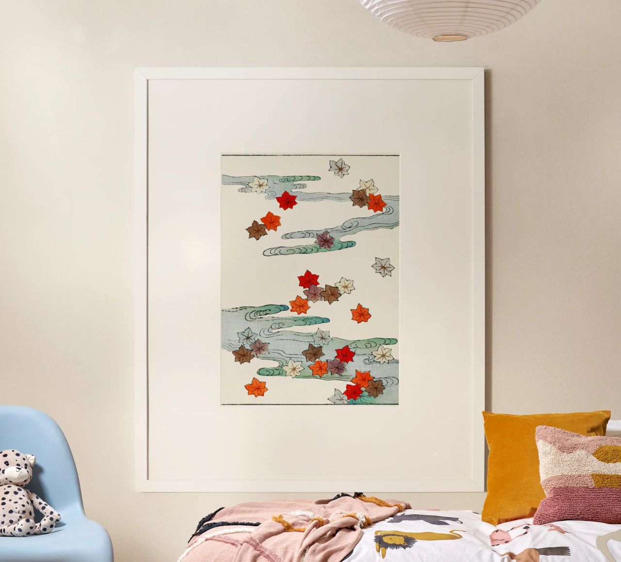Autumn and water illustration. poster de vintageshop