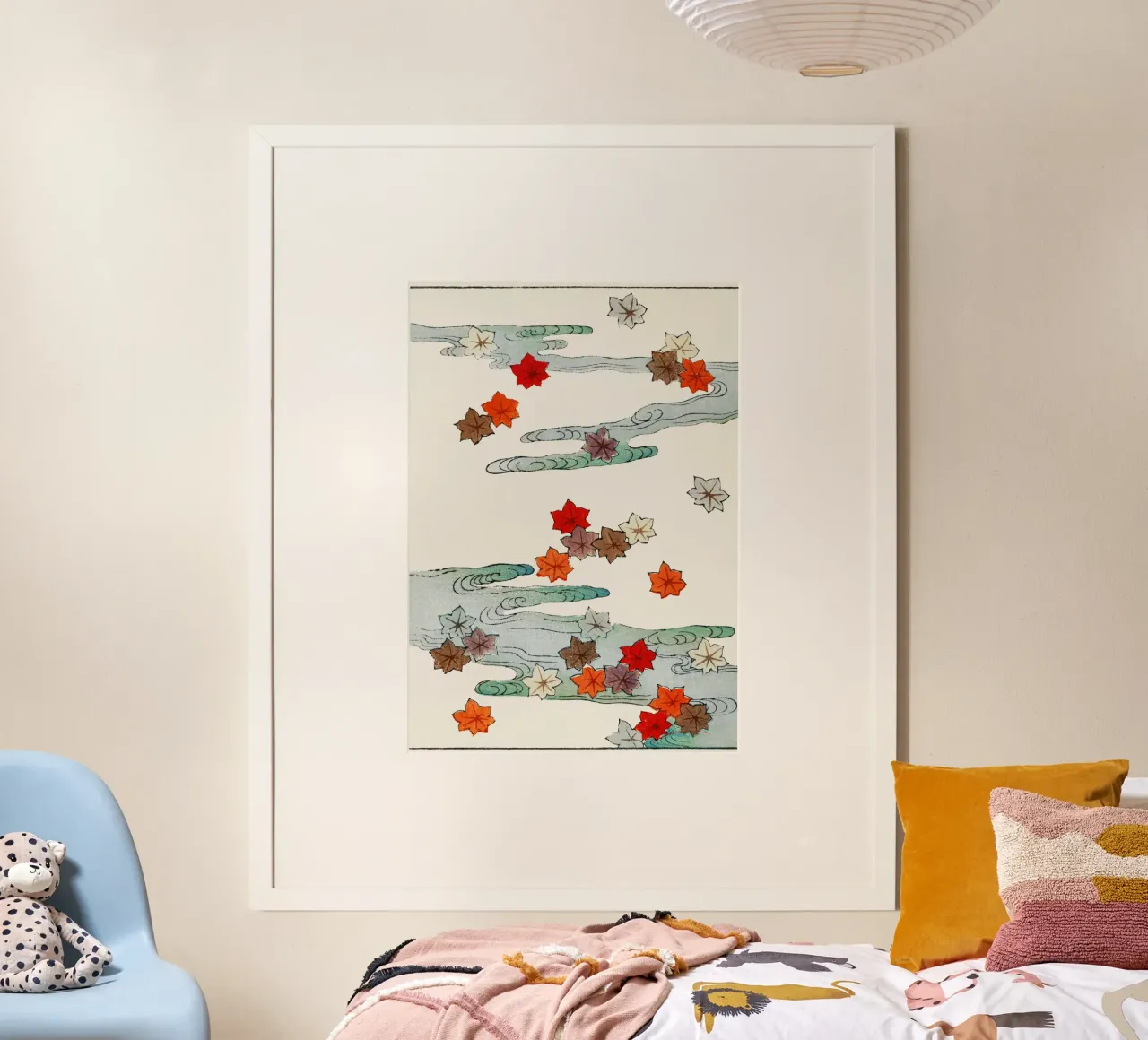 Autumn and water illustration. poster da vintageshop
