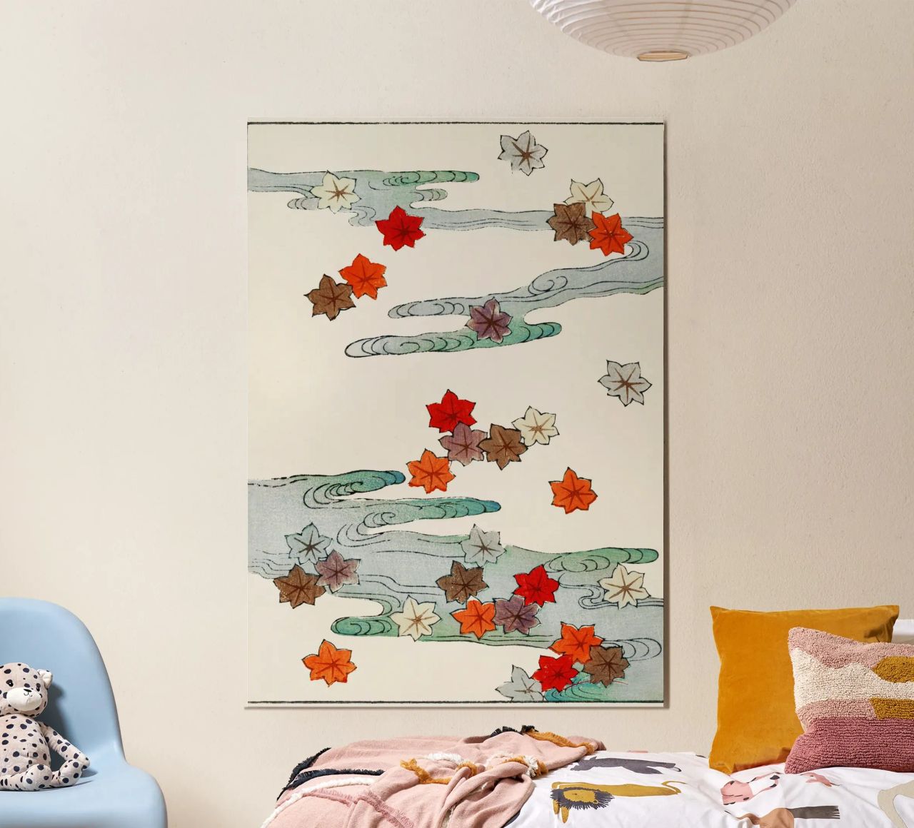 Autumn and water illustration. poster de vintageshop