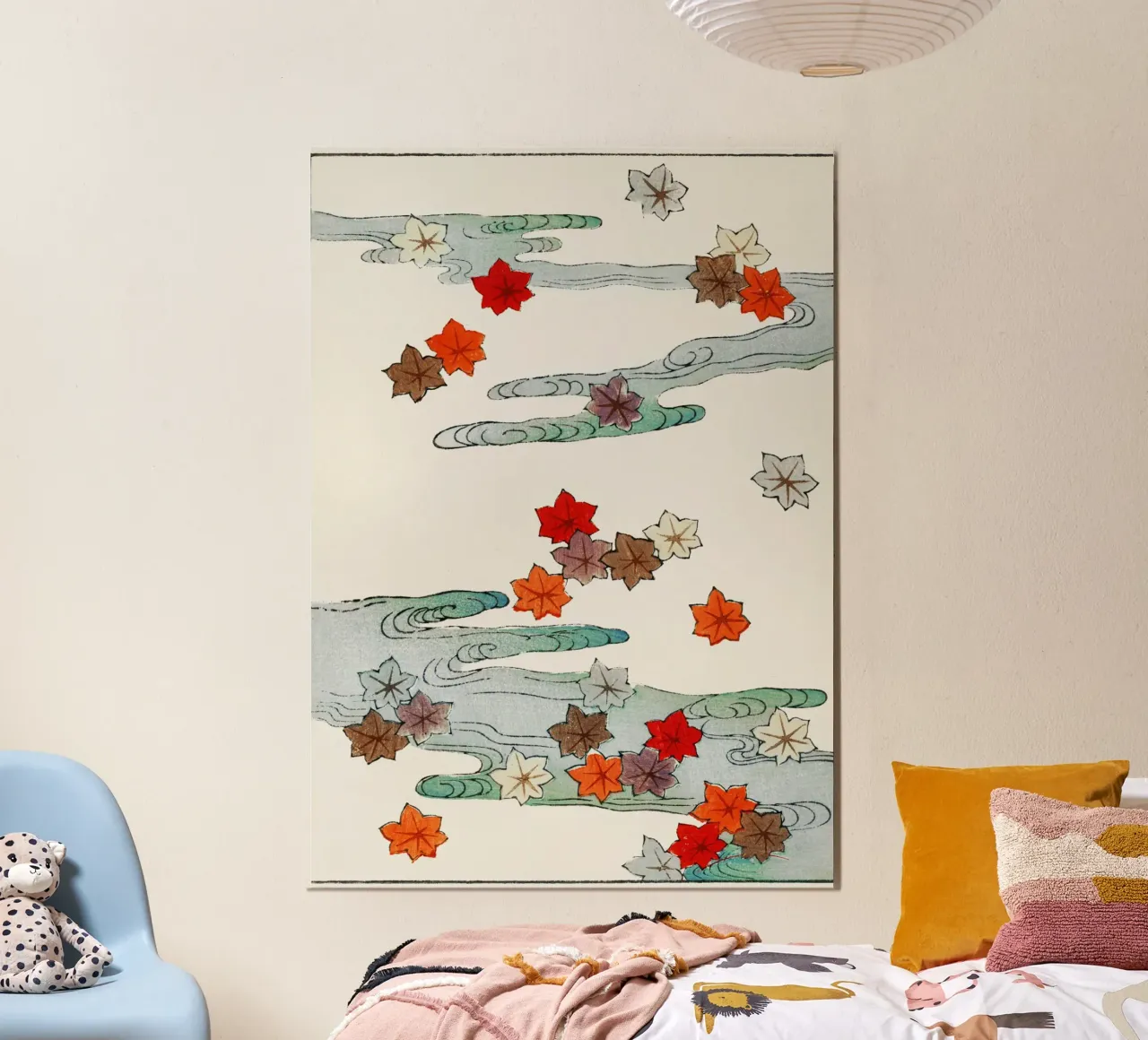 Autumn and water illustration. poster da vintageshop