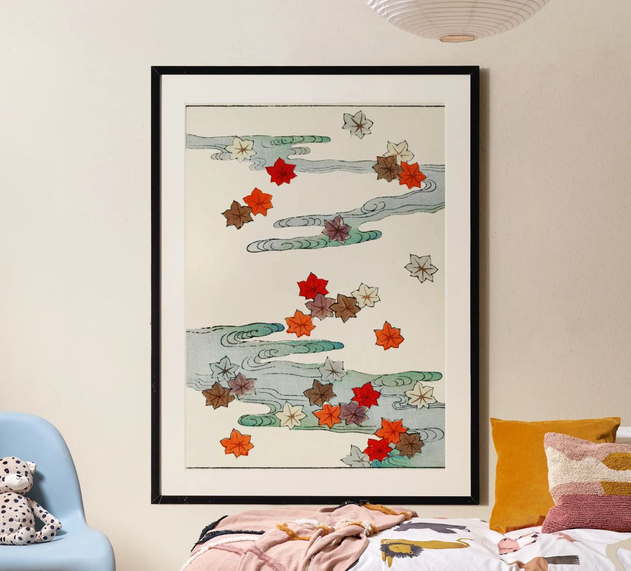 Autumn and water illustration. poster de vintageshop