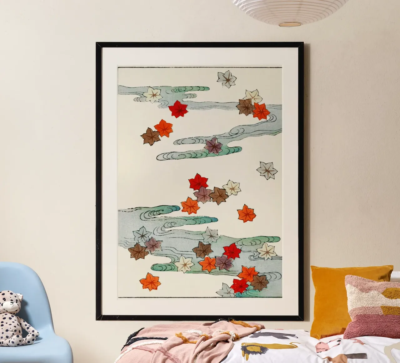 Autumn and water illustration. poster da vintageshop