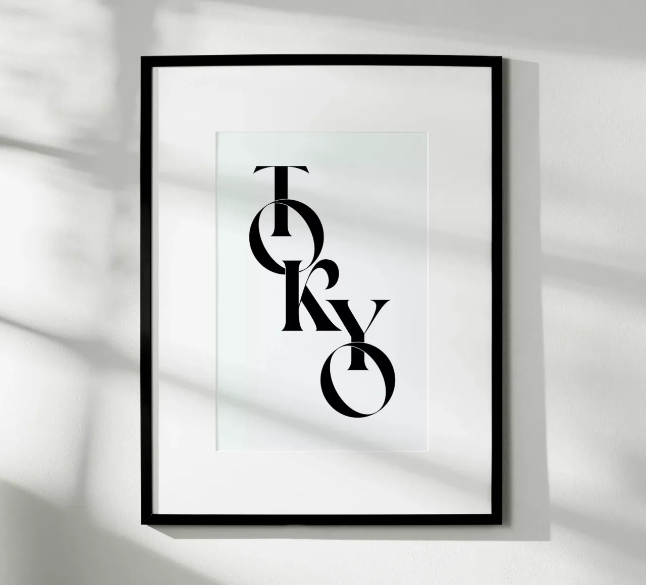 Tokyo poster avec cadre en plastique de Studio One