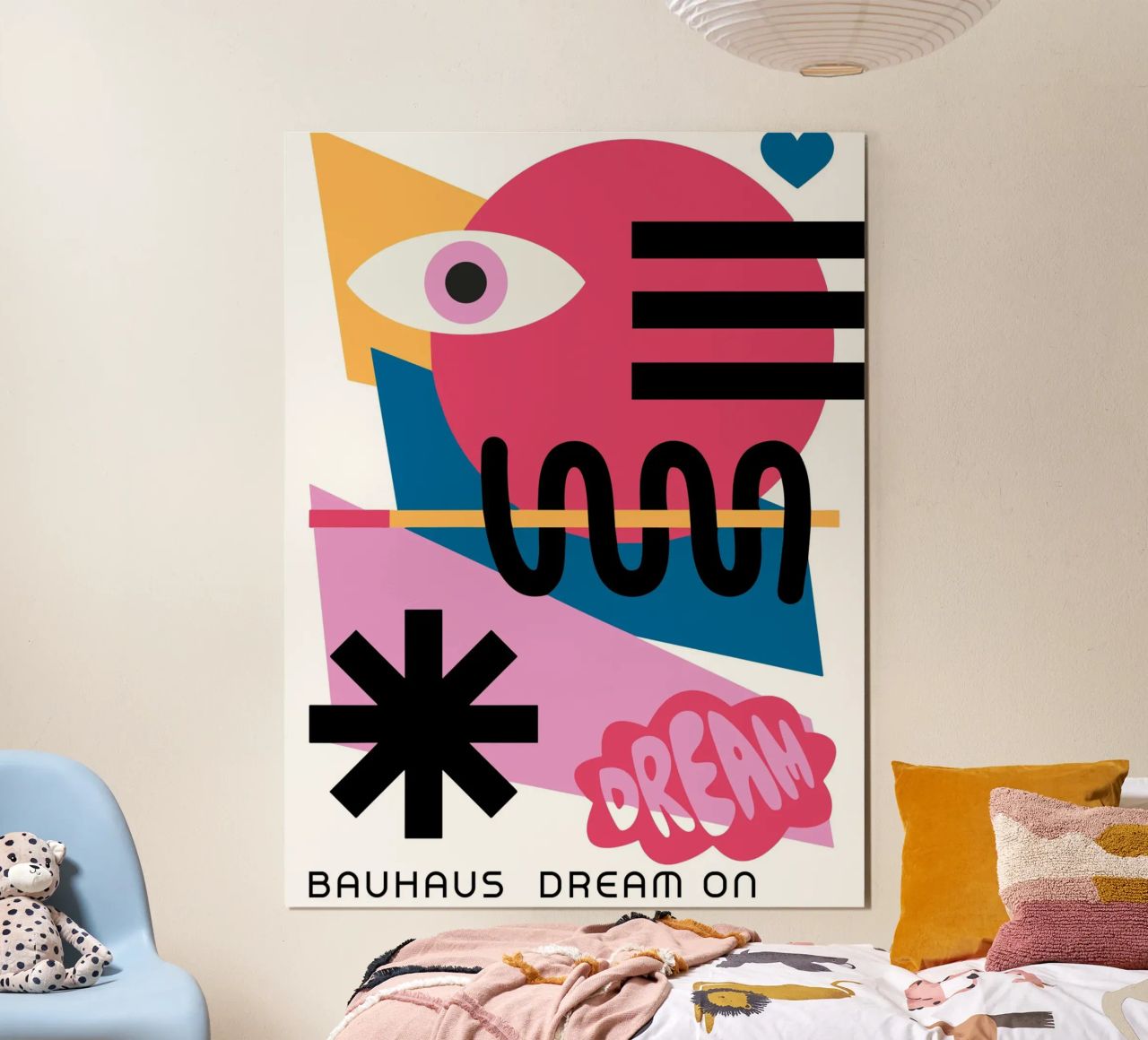 Bauhaus Pop Art – Dream On Poster Design Poster von Casa Calm