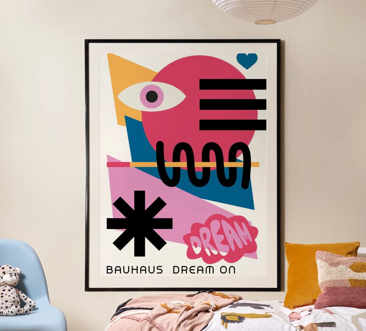 Bauhaus Pop Art – Dream On Poster Design Poster von Casa Calm