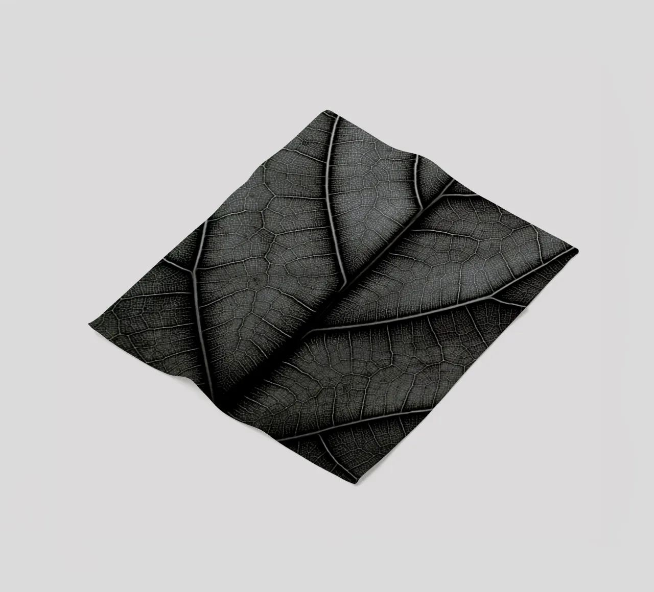 Black Leaf Fiddle Leaf Fig Tree coperta in pile da Studio Nahili