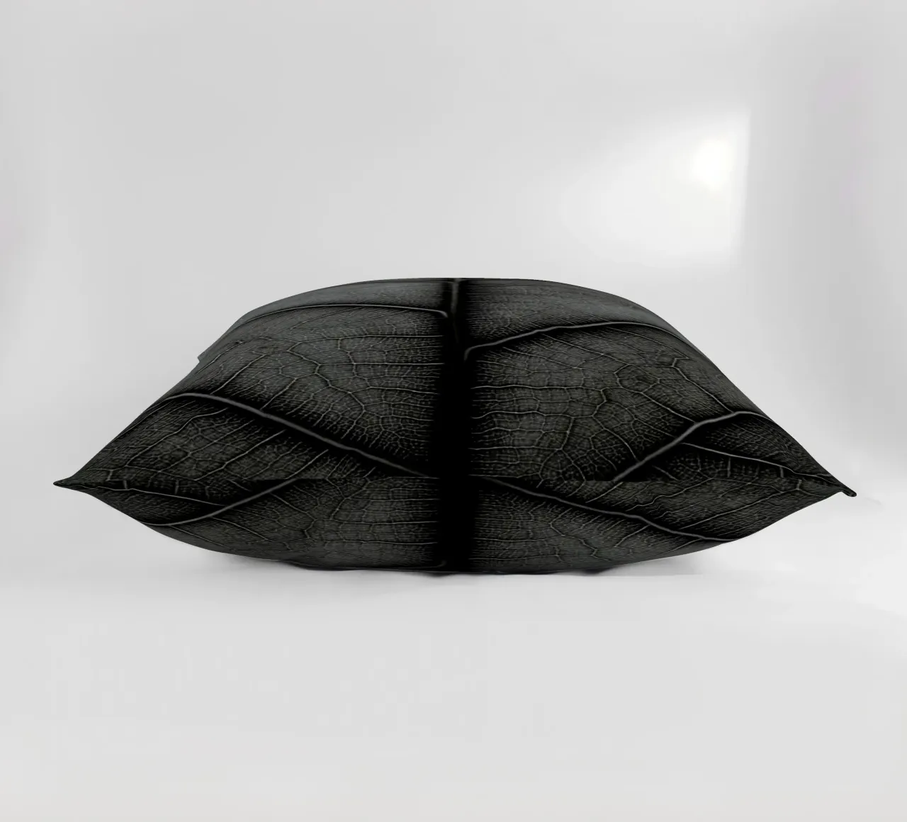 Black Leaf Fiddle Leaf Fig Tree cuscino da Studio Nahili