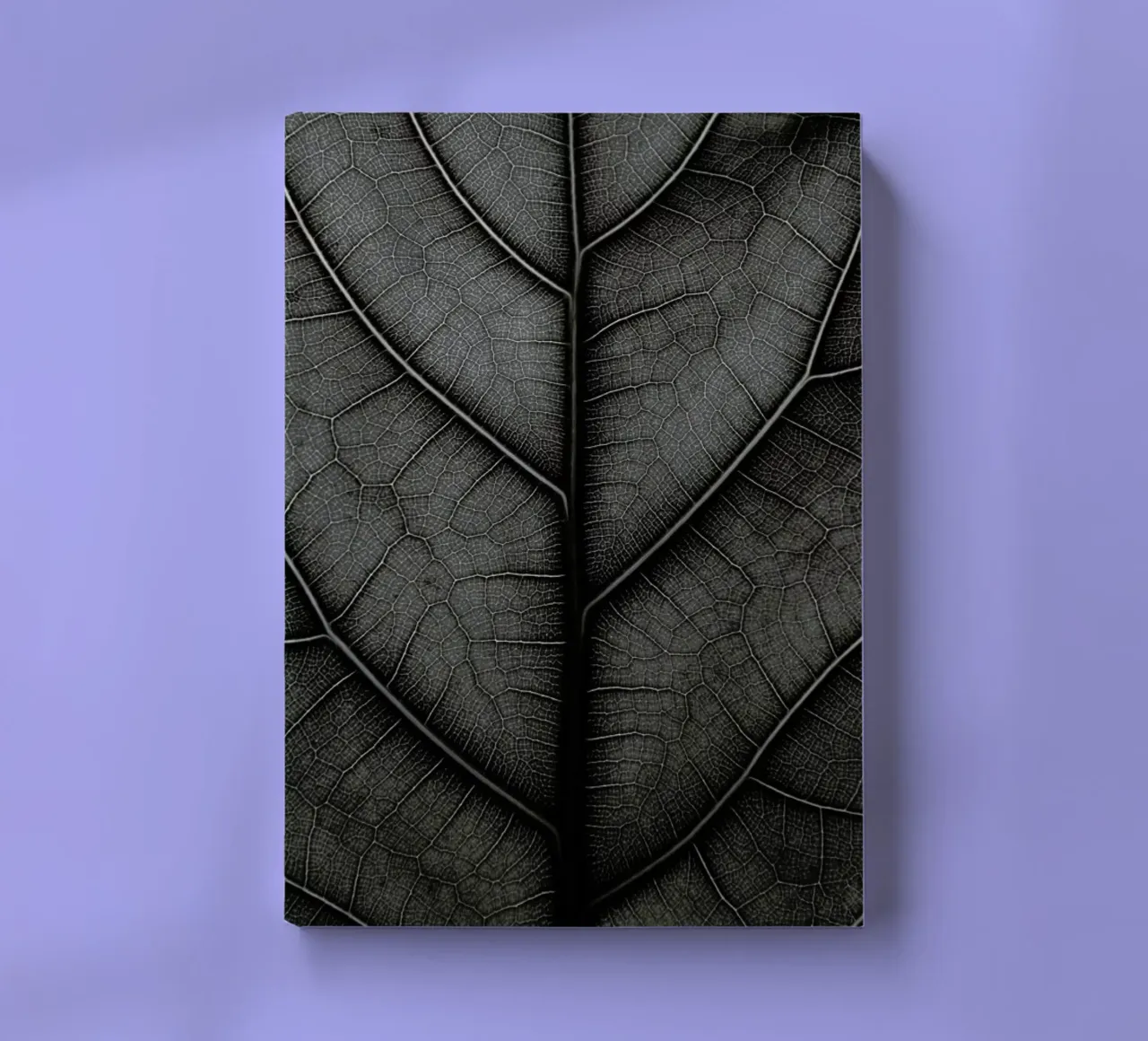 Black Leaf Fiddle Leaf Fig Tree notebook by Studio Nahili