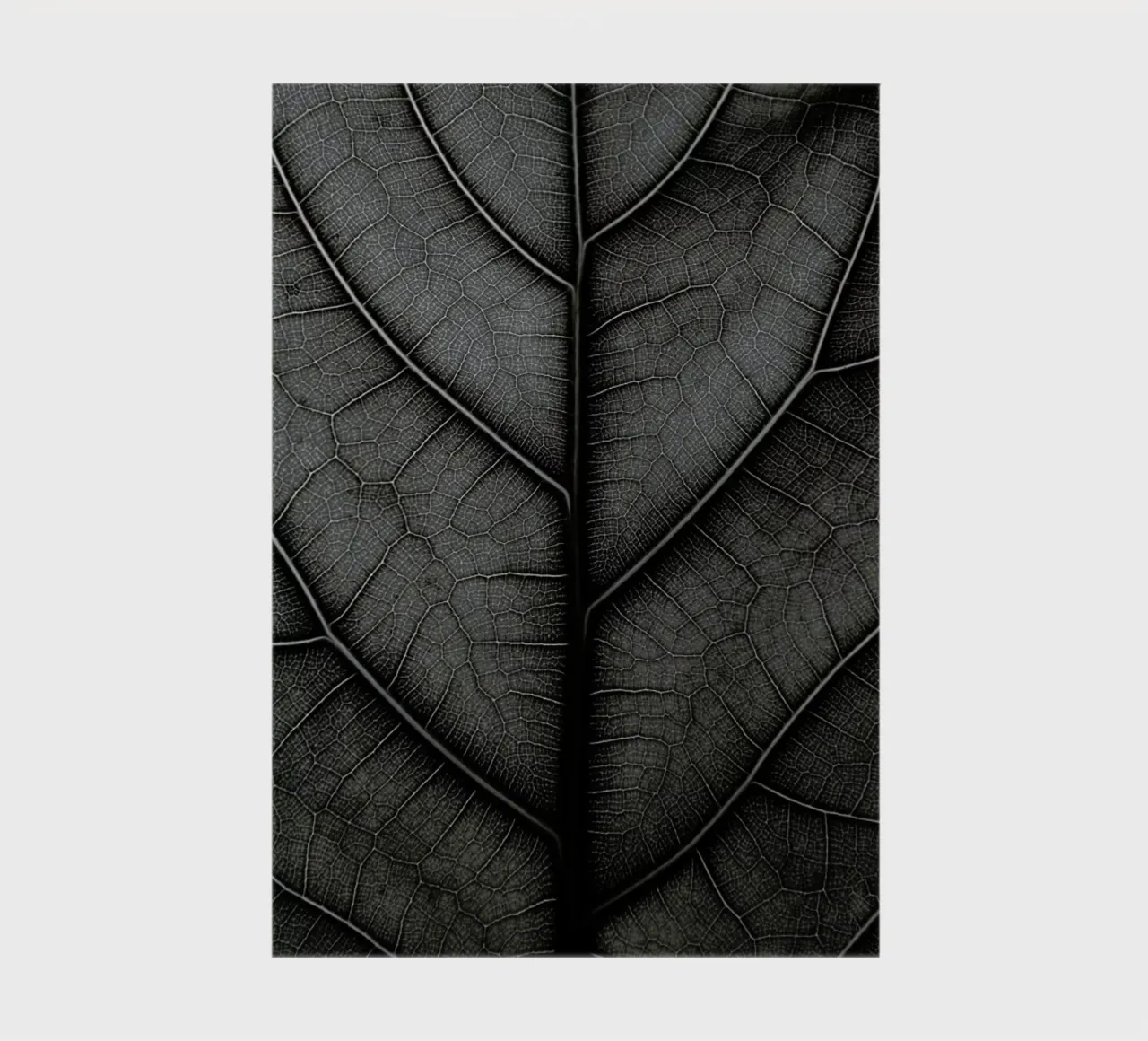 Black Leaf Fiddle Leaf Fig Tree notebook by Studio Nahili