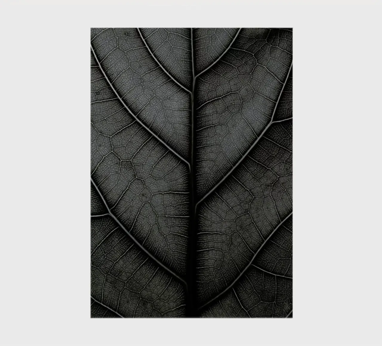 Black Leaf Fiddle Leaf Fig Tree notebook by Studio Nahili