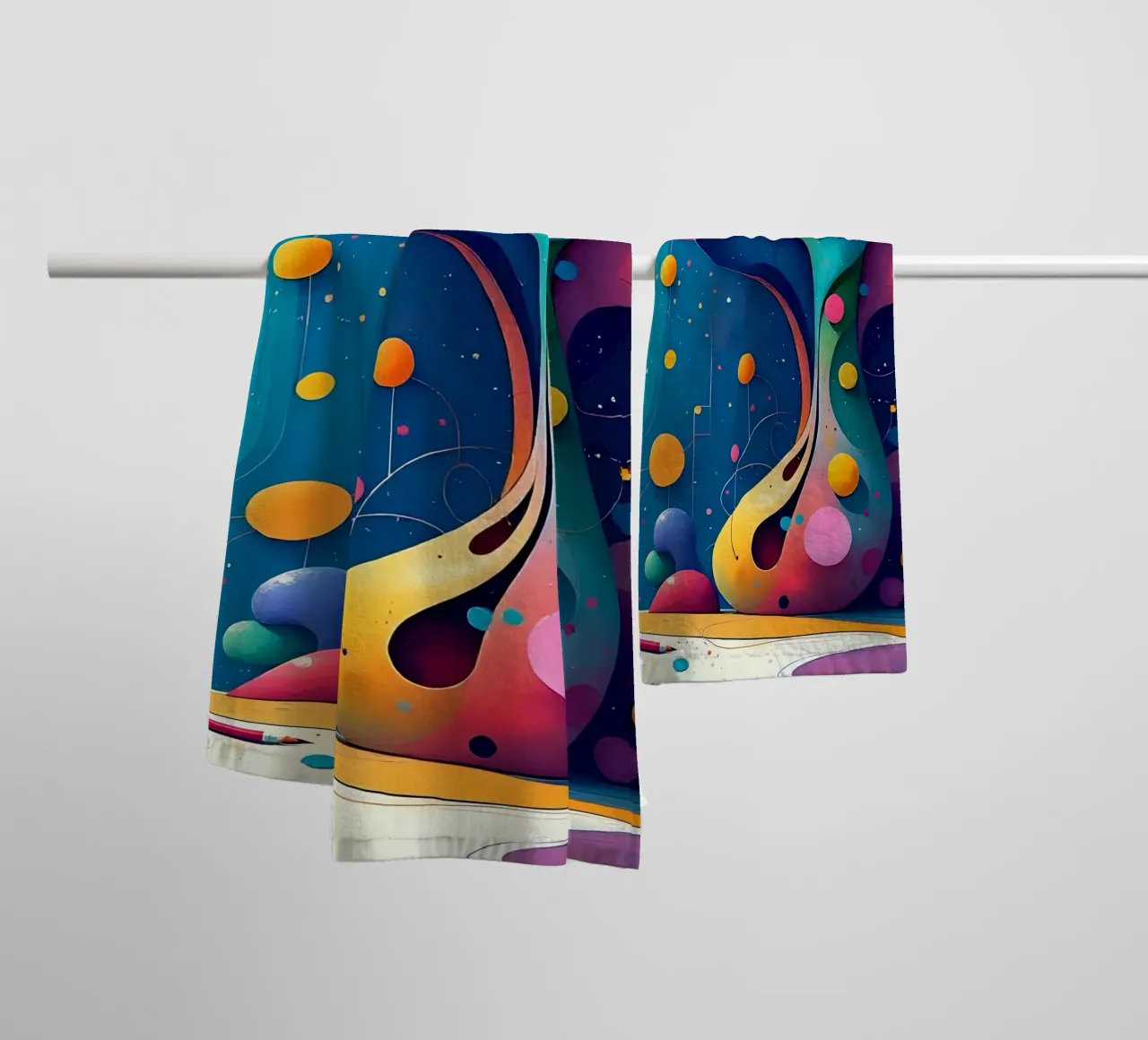 Painting_F_3 towel by Farb- und Blütenzauber by LK