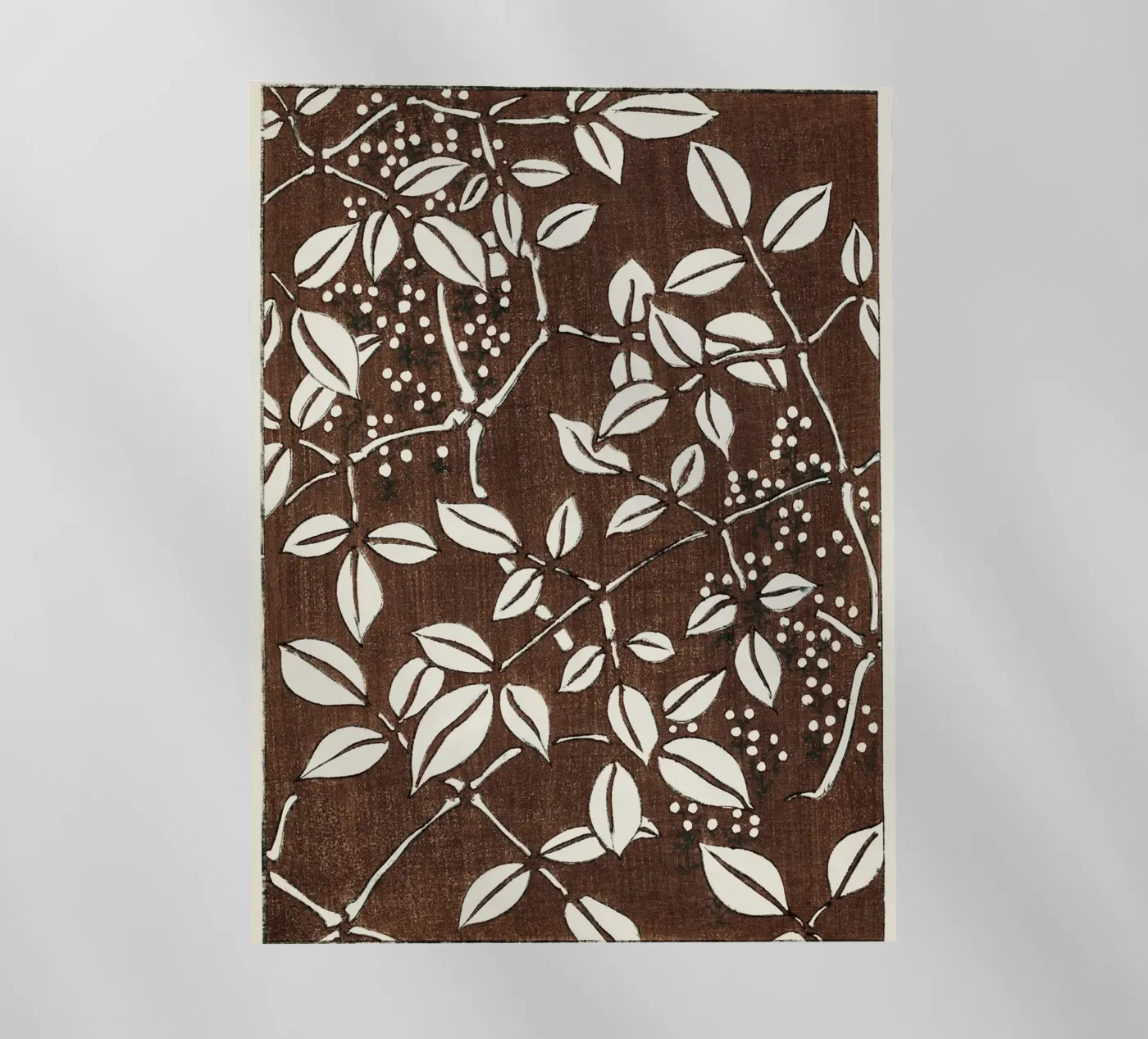Leaf pattern backlit folie van vintageshop
