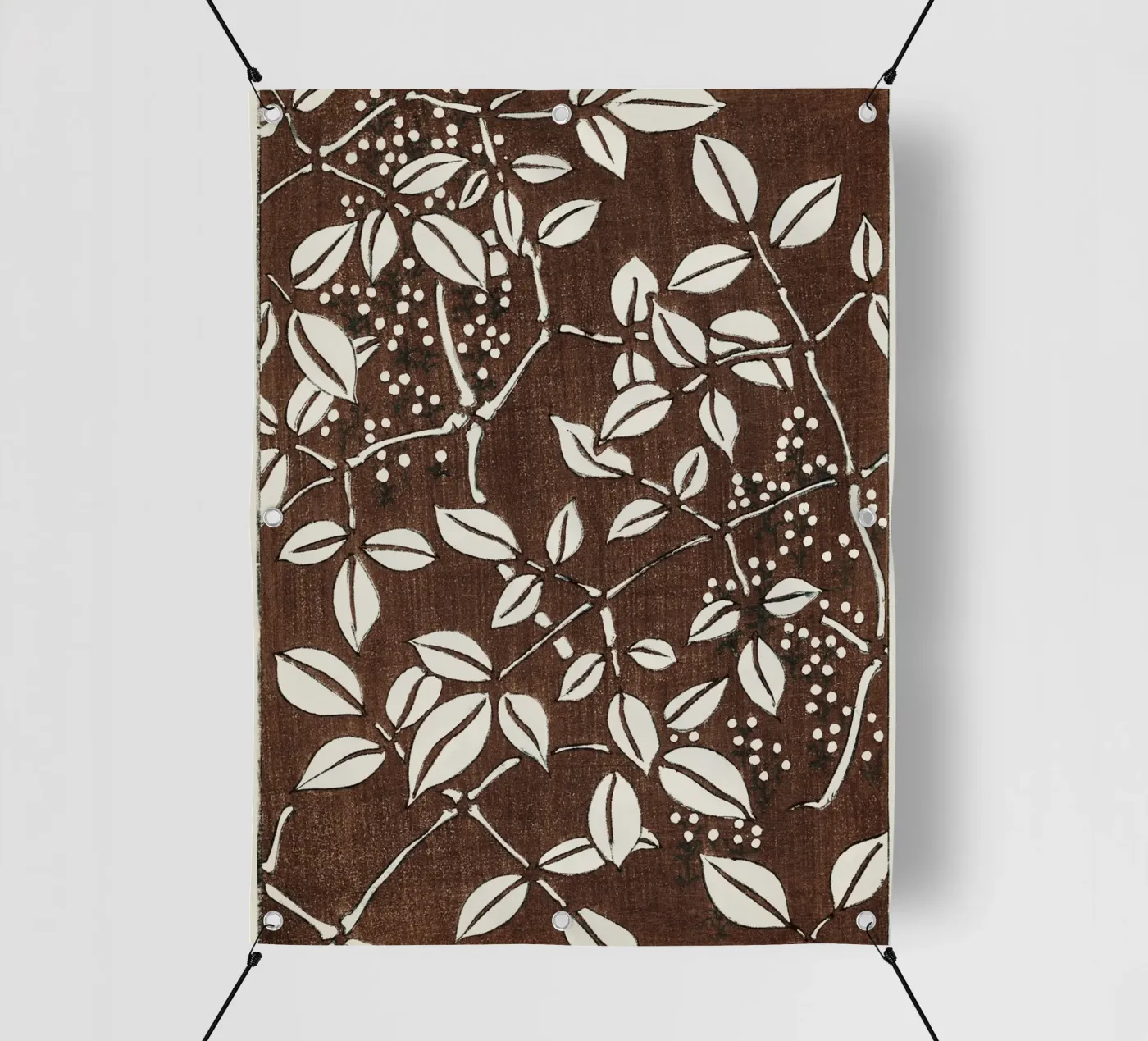 Leaf pattern PVC Plane von vintageshop