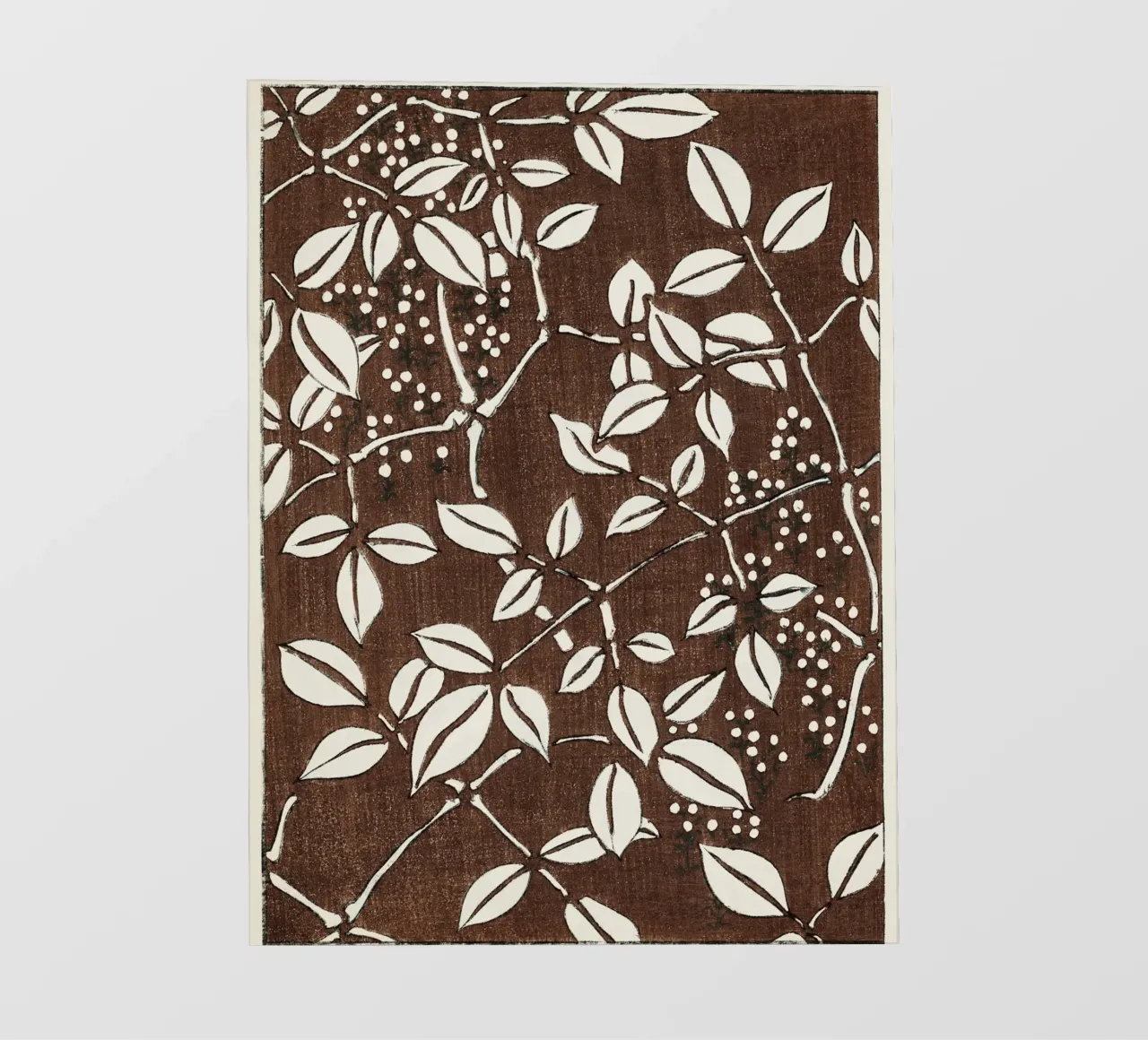 Leaf pattern PVC Plane von vintageshop