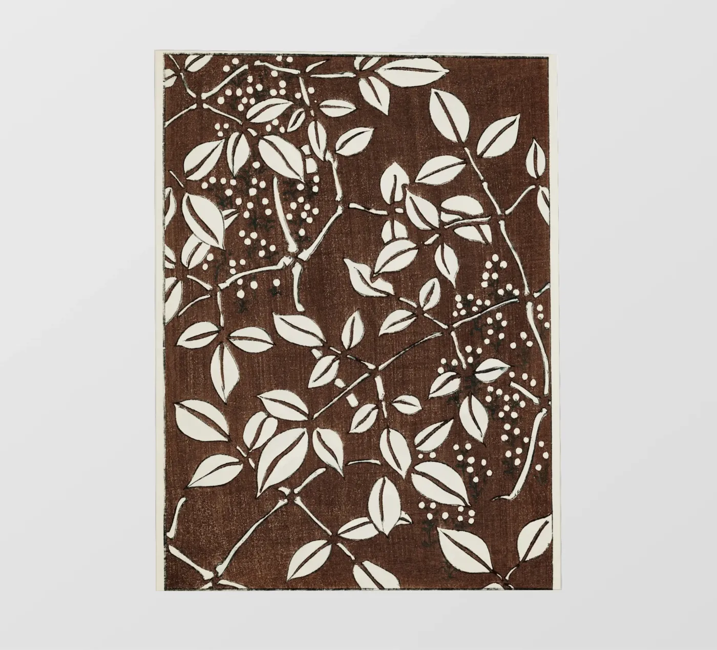 Leaf pattern PVC Plane von vintageshop