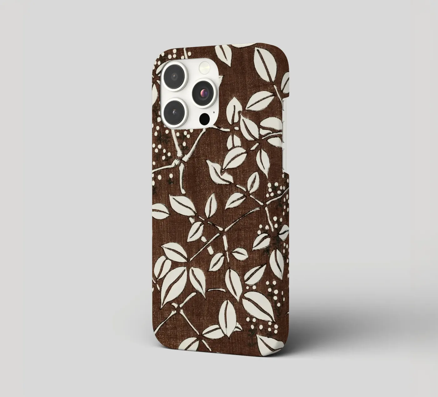 Leaf pattern iphone case by vintageshop