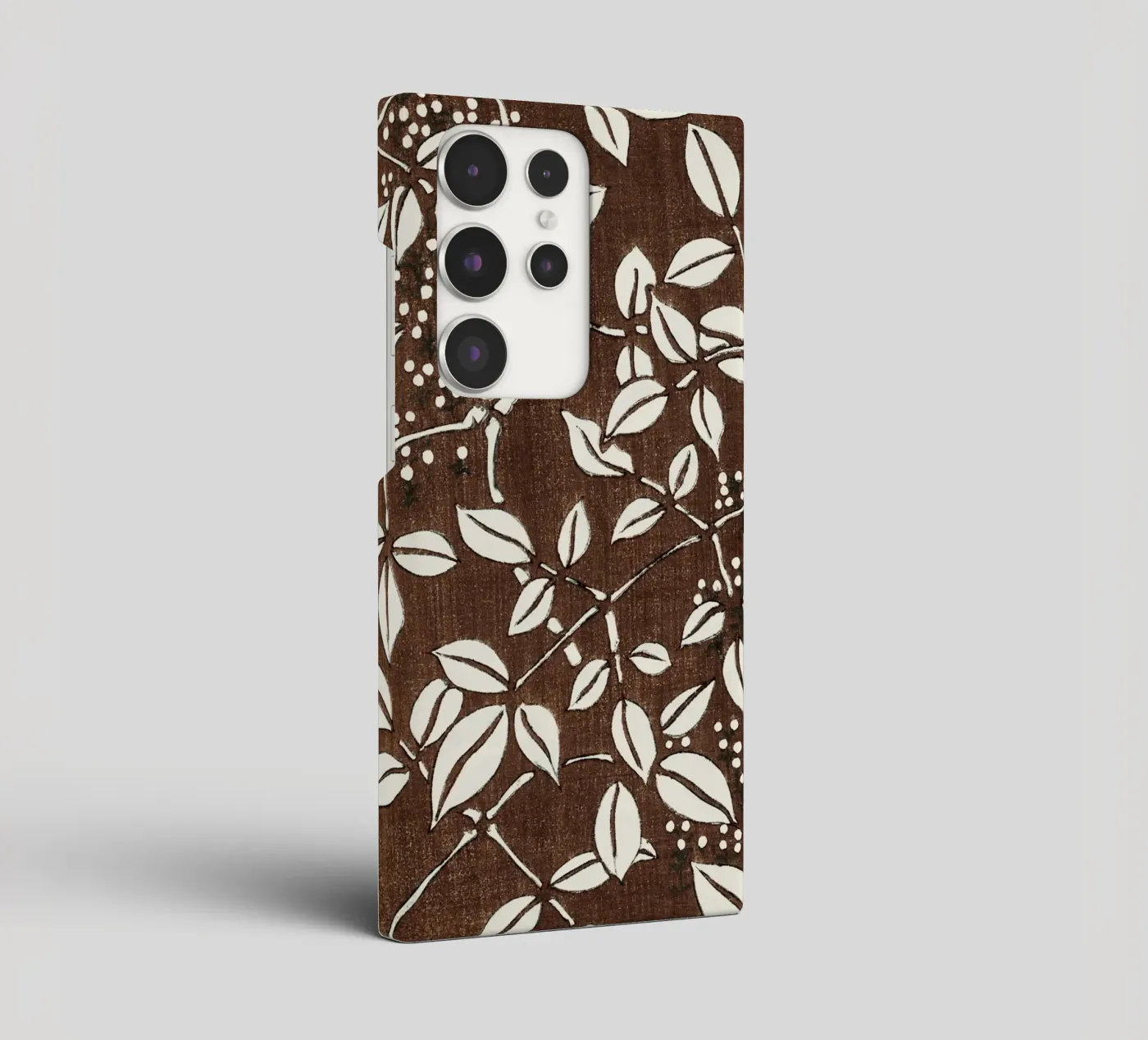 Leaf pattern samsung phone case by vintageshop