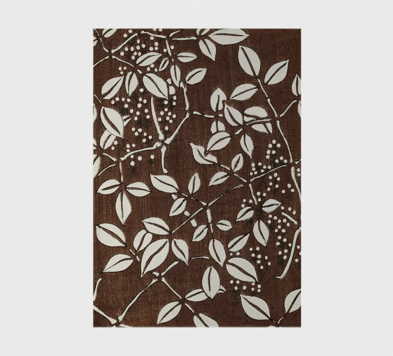 Leaf pattern notebook by vintageshop