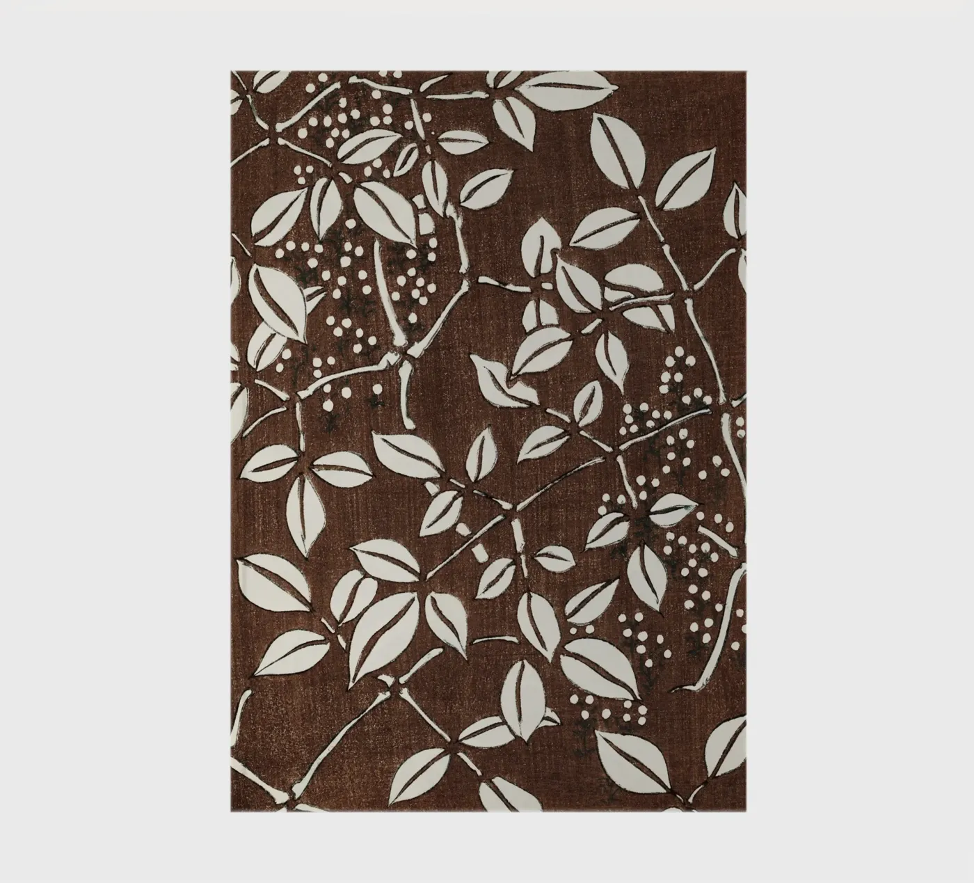 Leaf pattern carnet de notes de vintageshop