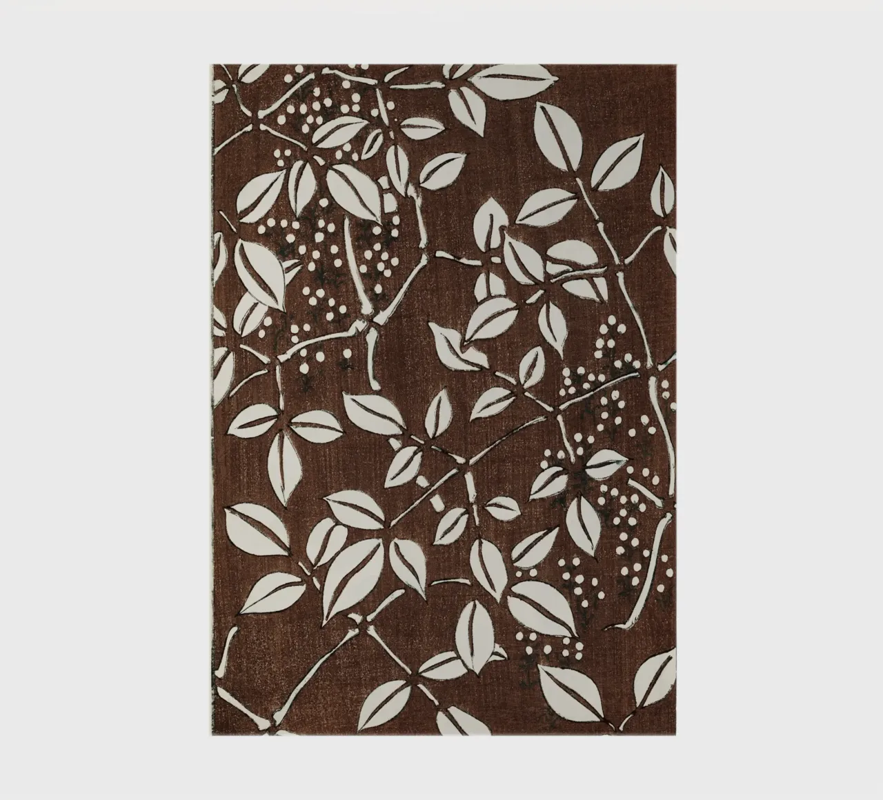 Leaf pattern carnet de notes de vintageshop