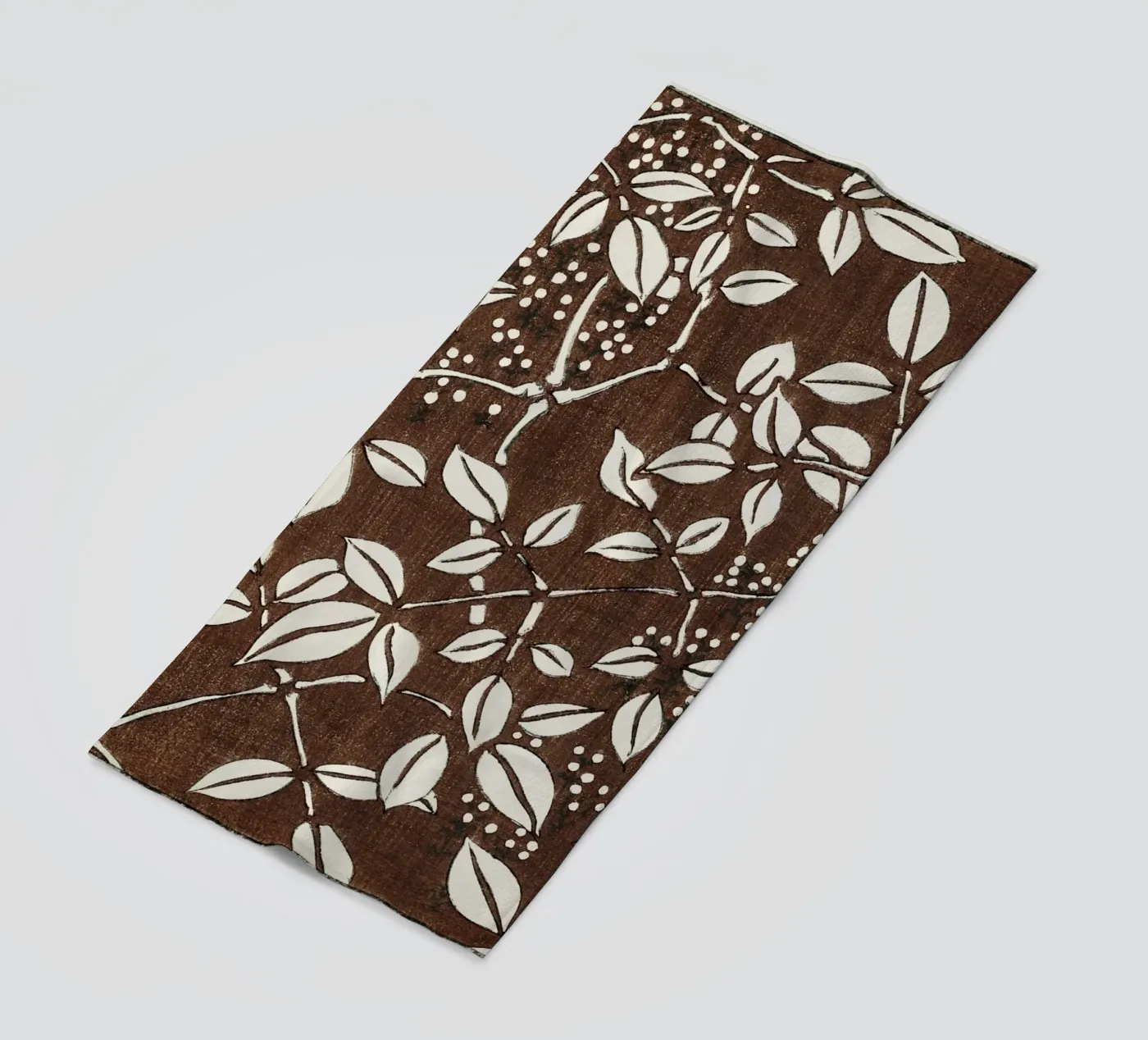 Leaf pattern serviette de plage de vintageshop