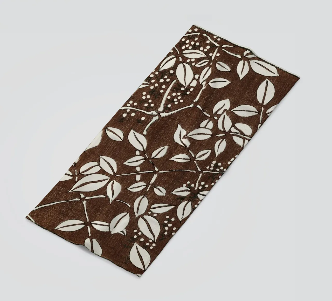 Leaf pattern telo mare da vintageshop