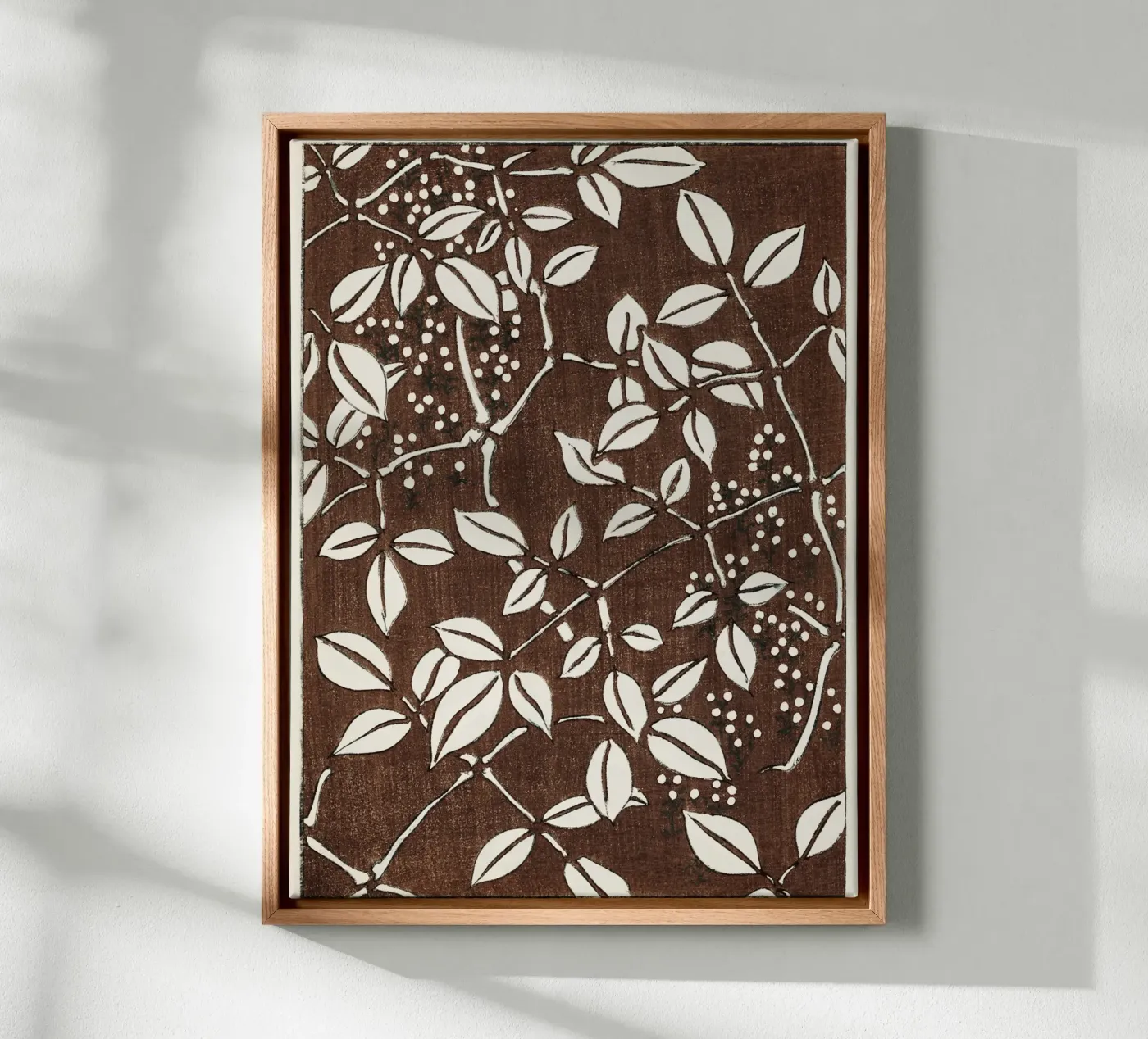 Leaf pattern canvas van vintageshop