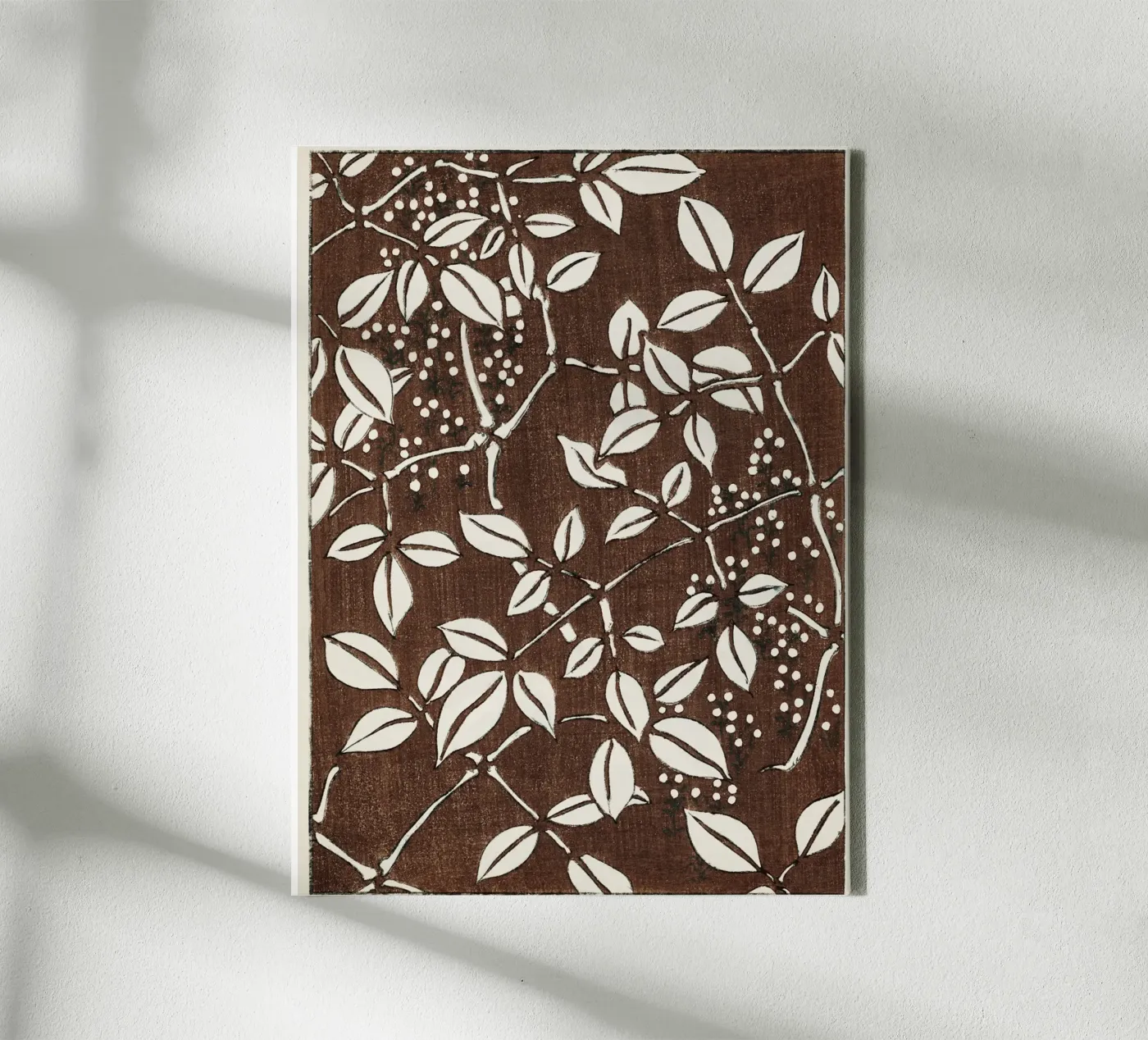 Leaf pattern canvas van vintageshop