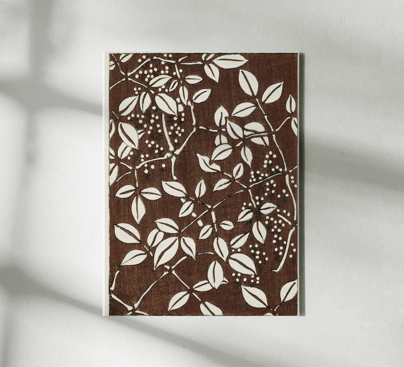 Leaf pattern Leinwand von vintageshop