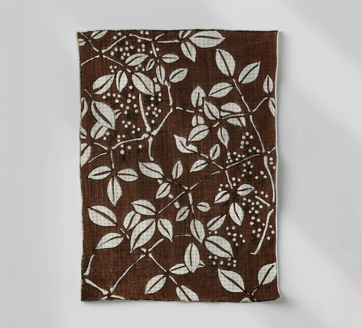 Leaf pattern Geschirrtuch von vintageshop