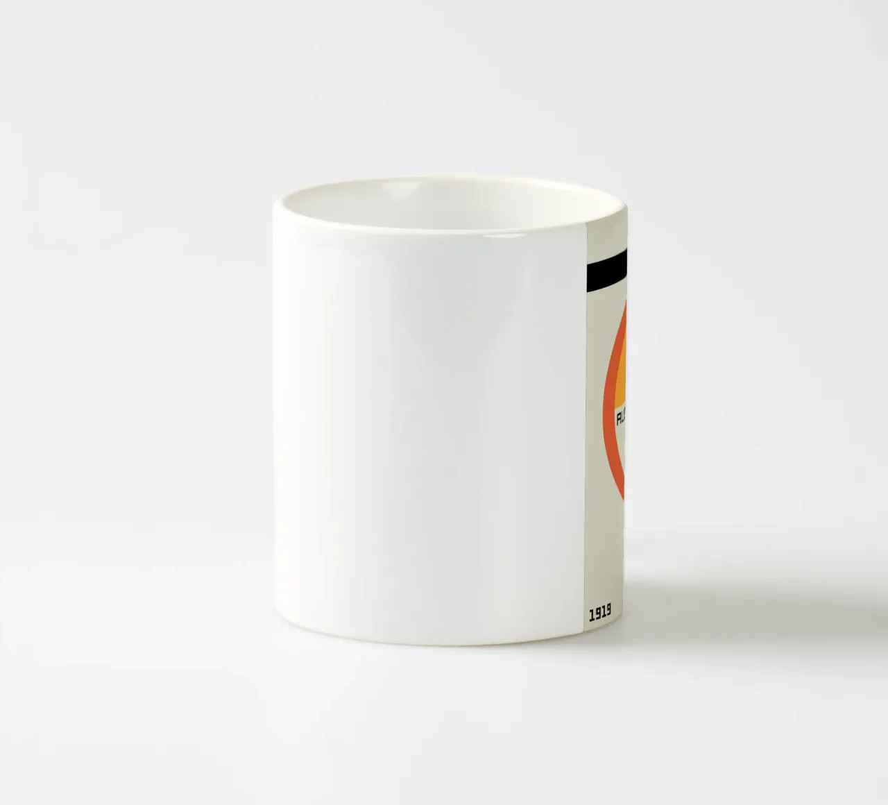 Mostra Bauhaus Design geometrico 1919 tazza in ceramica da Jam Poster