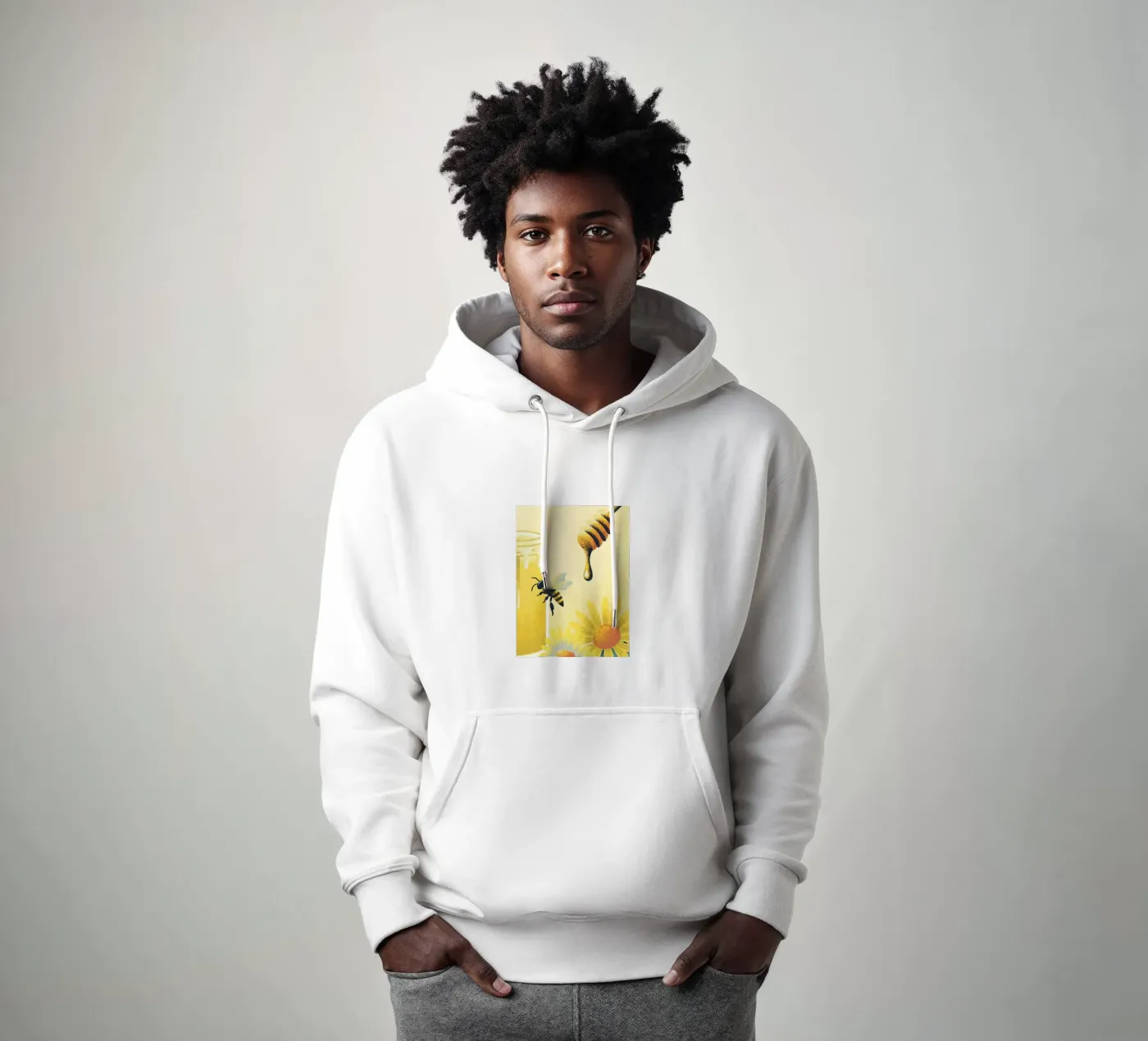 Miele e api felpa con cappuccio da SOUL SHOP