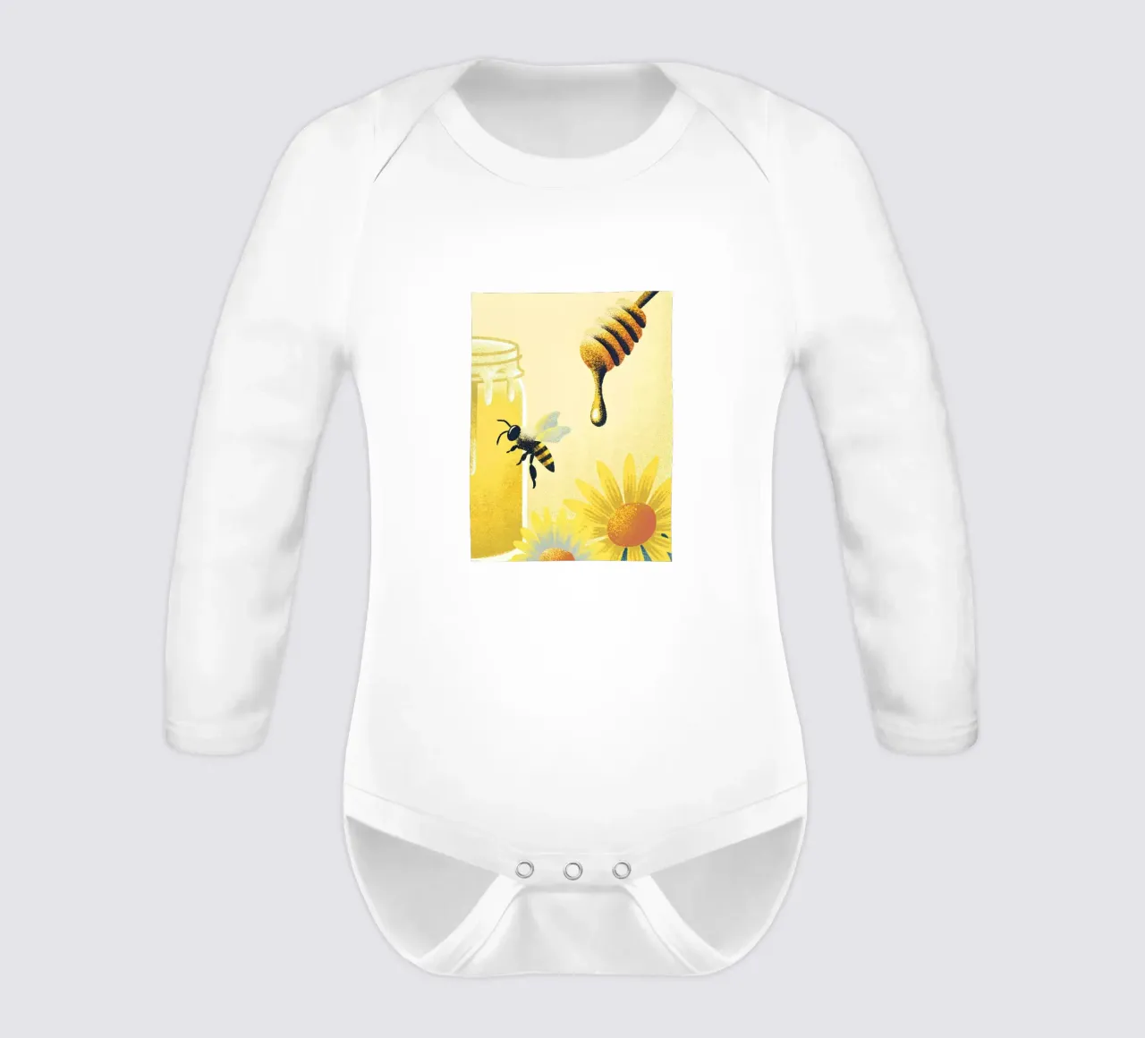 Miele e api body neonato maniche lunghe da SOUL SHOP