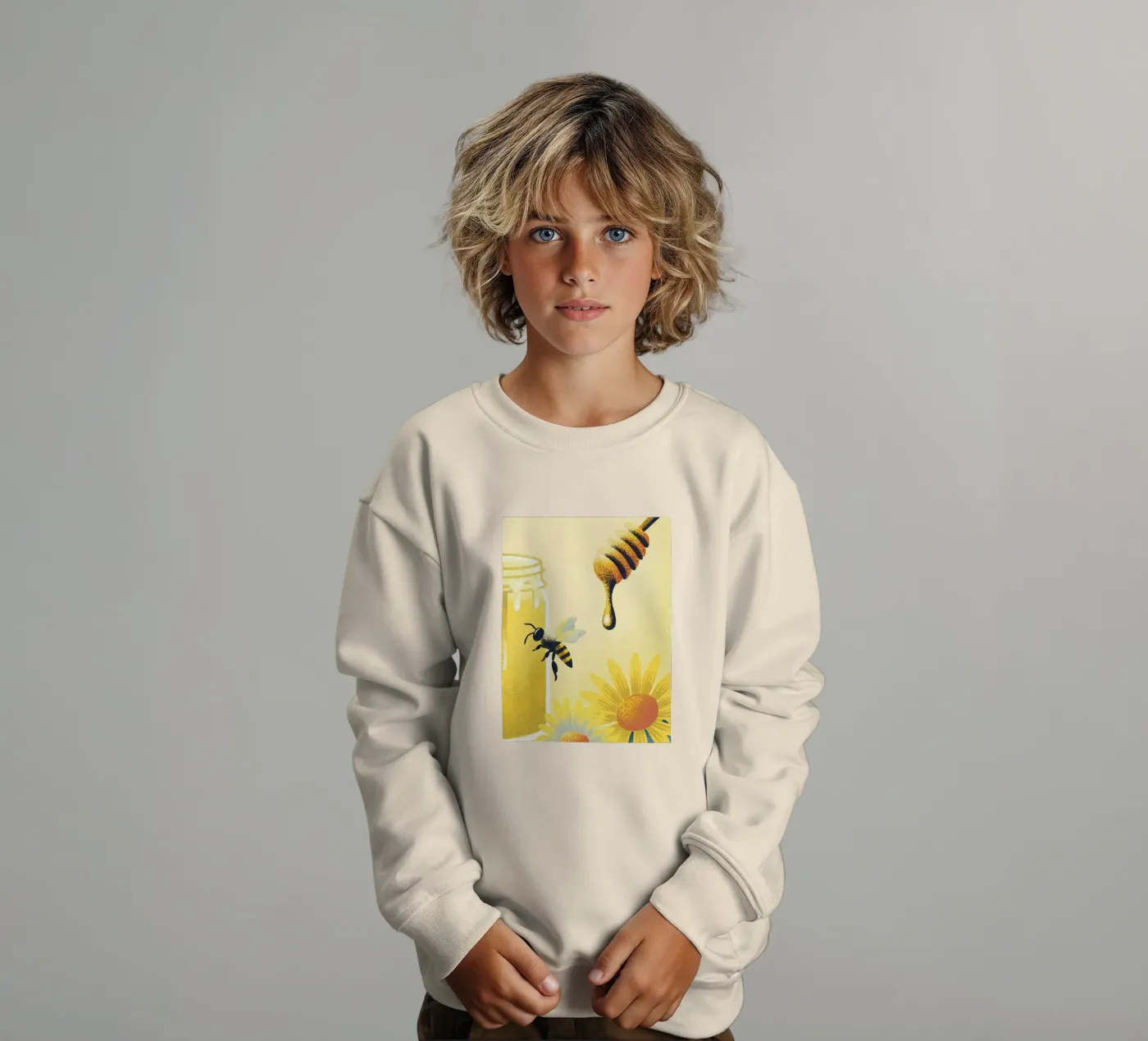 Honey and Bees felpa bambino da SOUL SHOP