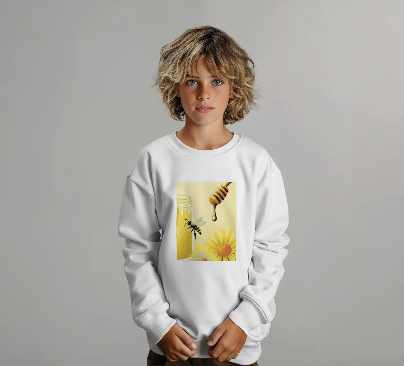 Honey and Bees felpa bambino da SOUL SHOP