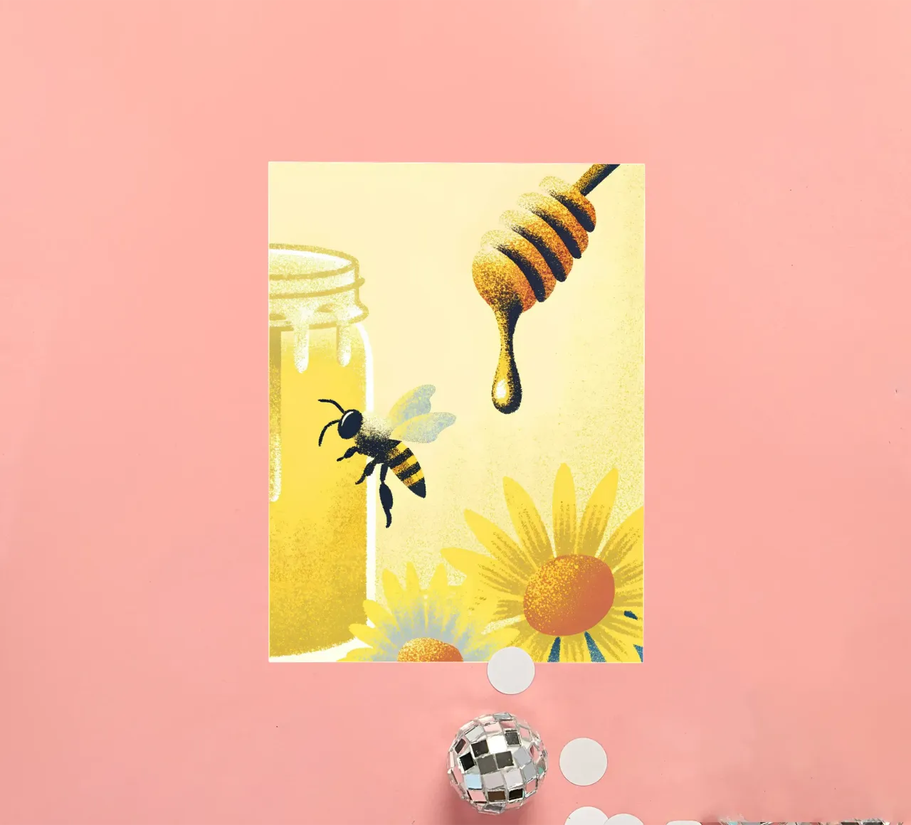 Miele e api adesivo da SOUL SHOP