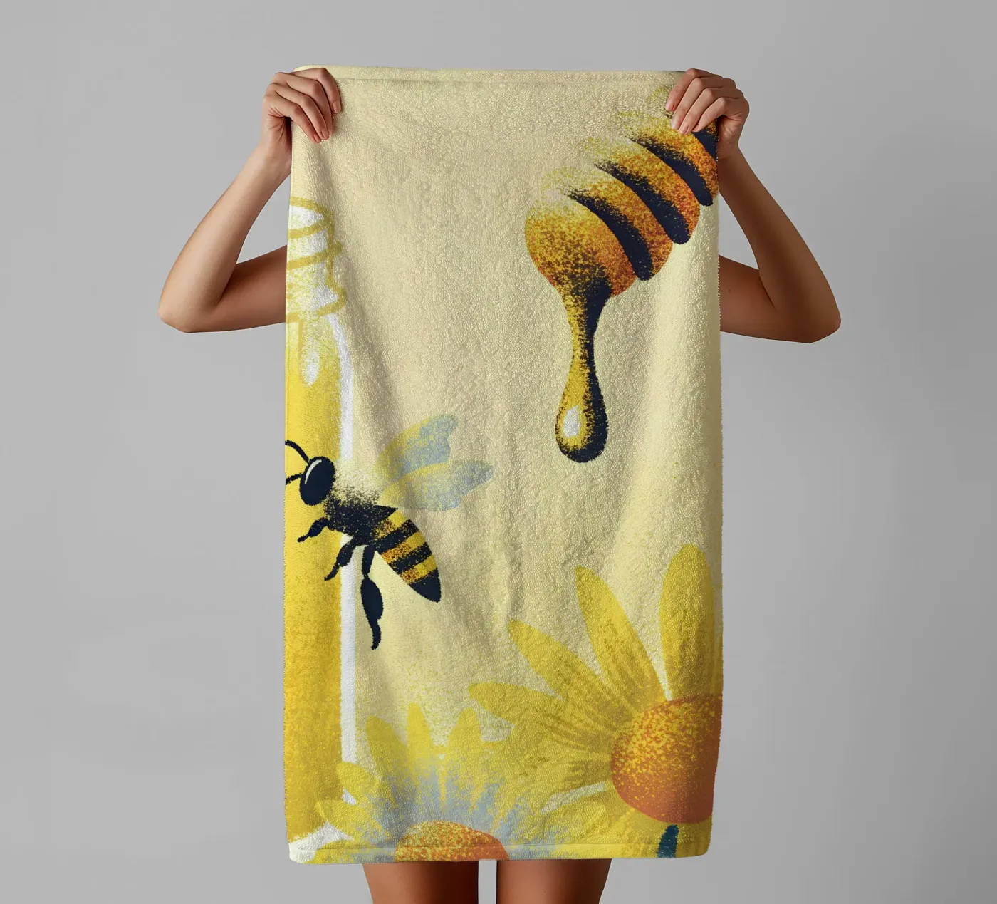 Miele e api asciugamano da bagno da SOUL SHOP