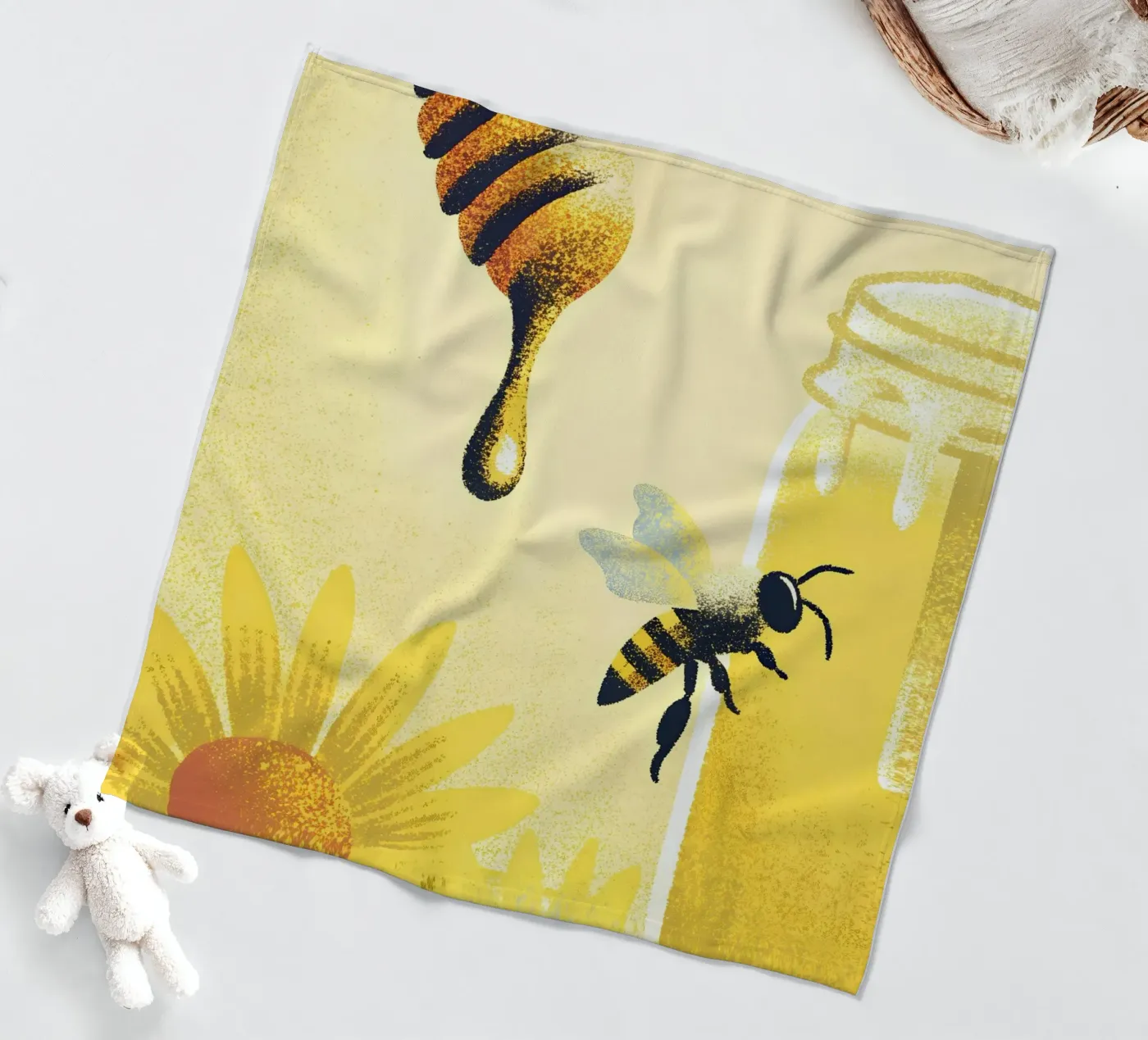 Miele e api coperta in pile da SOUL SHOP