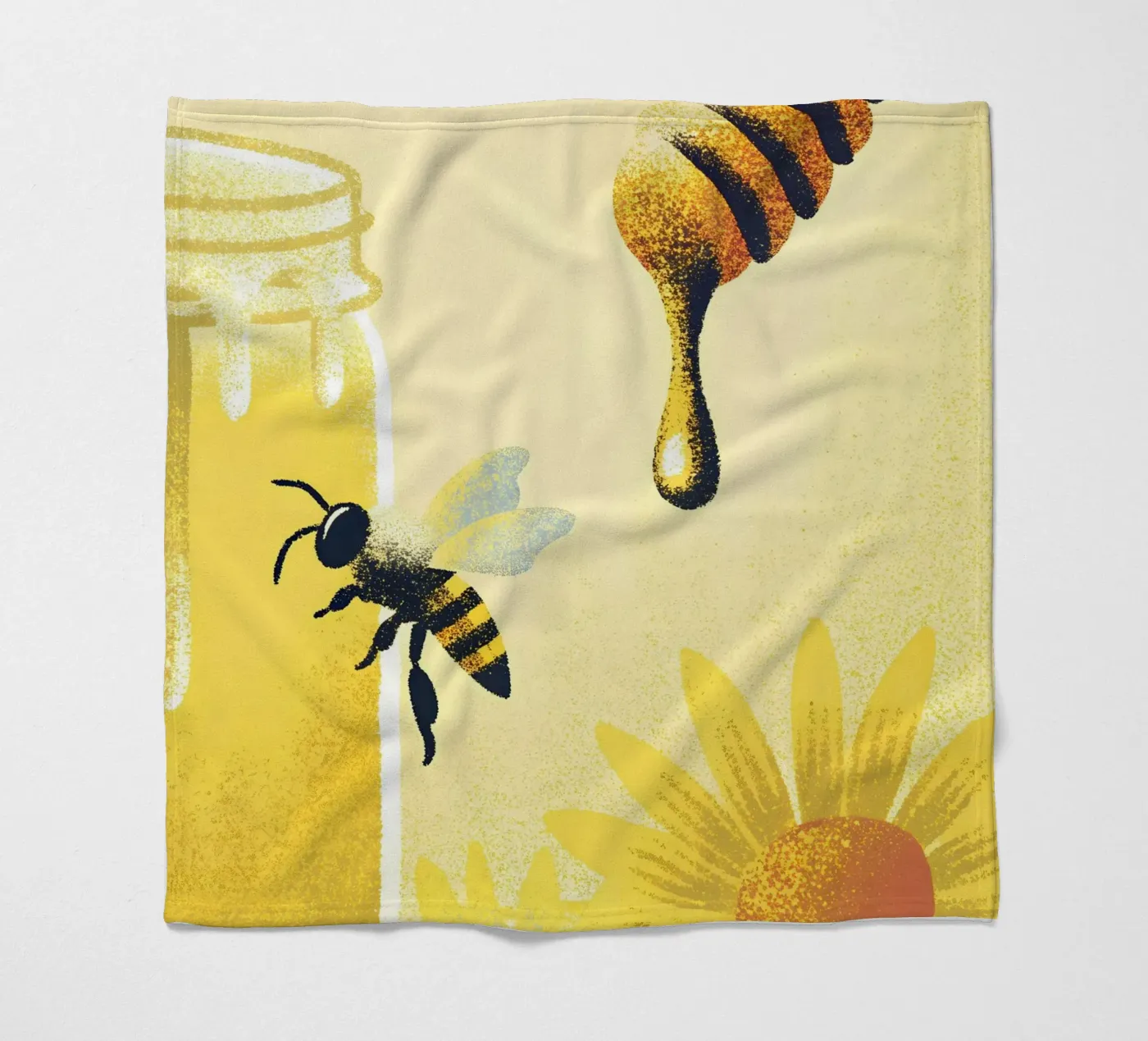 Miele e api coperta in pile da SOUL SHOP