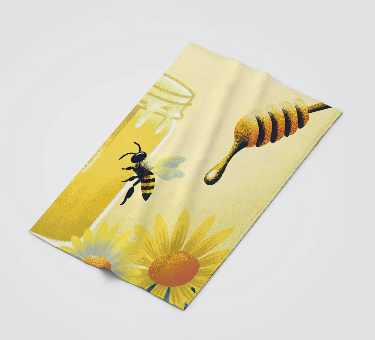 Miele e api coperta in pile da SOUL SHOP