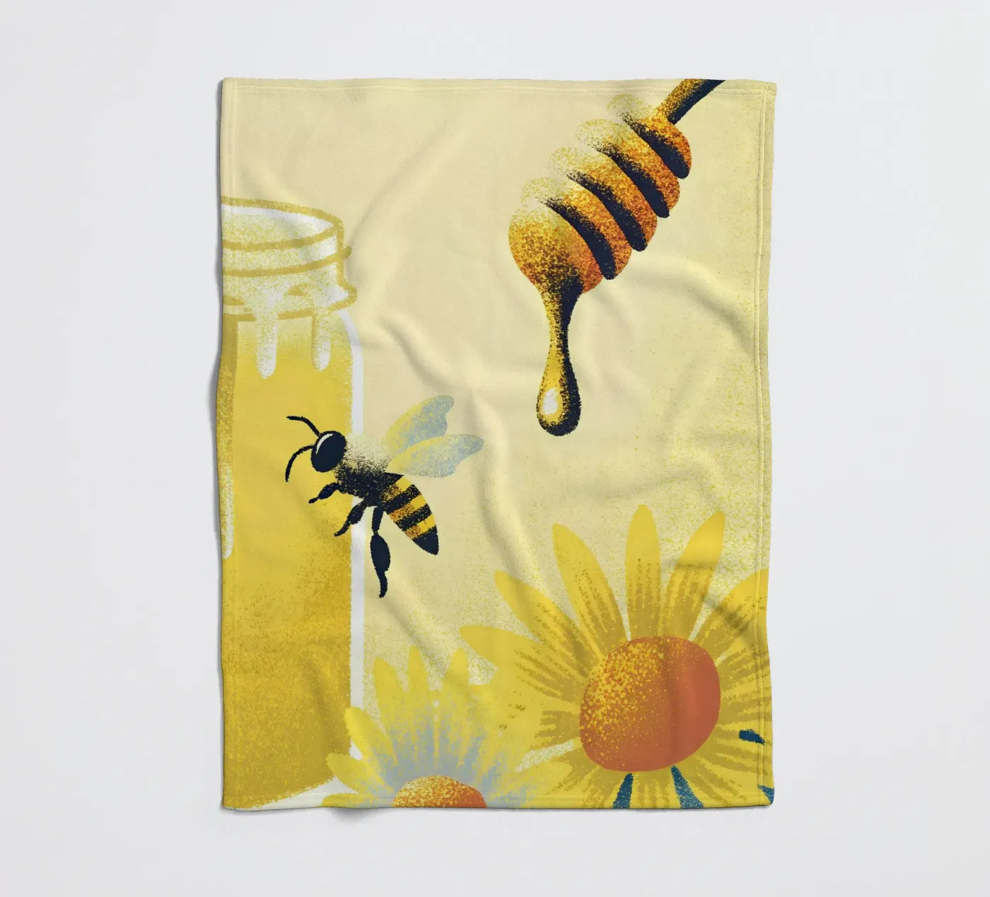 Miele e api coperta in pile da SOUL SHOP