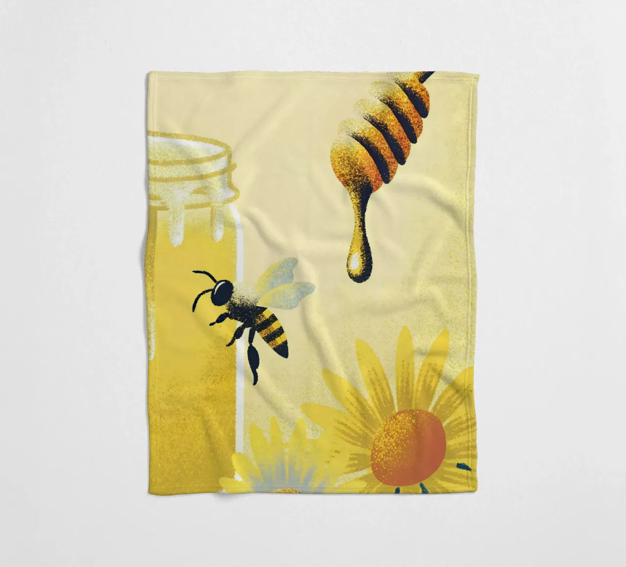 Miele e api coperta in pile da SOUL SHOP