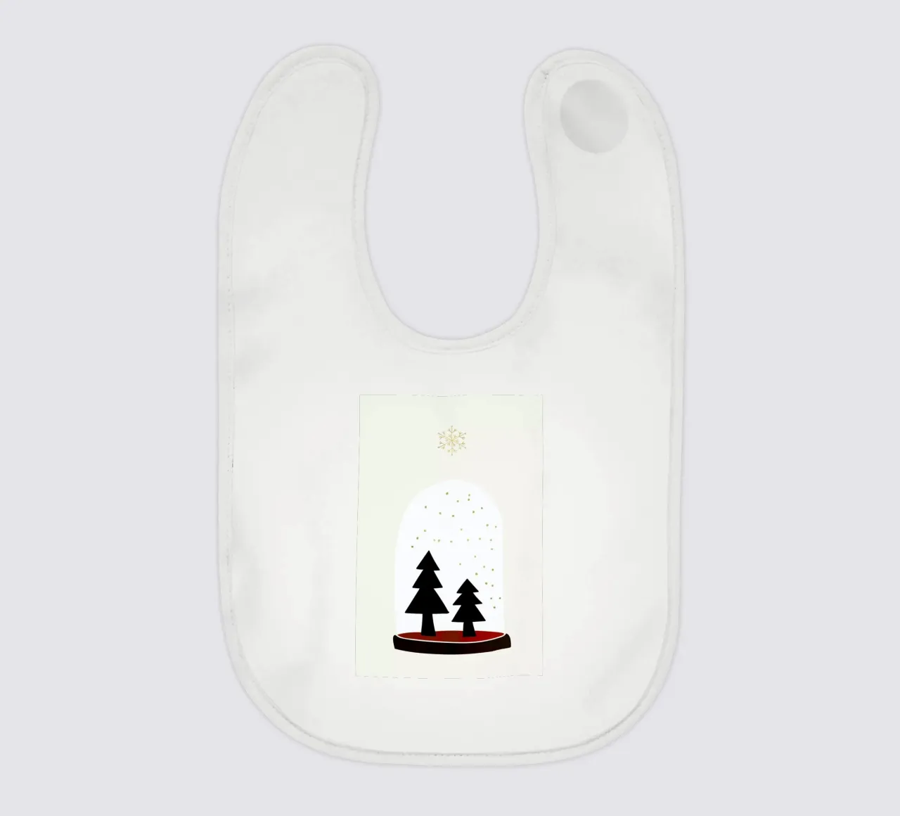 Dancing Snowflakes bavaglino da Kubistika