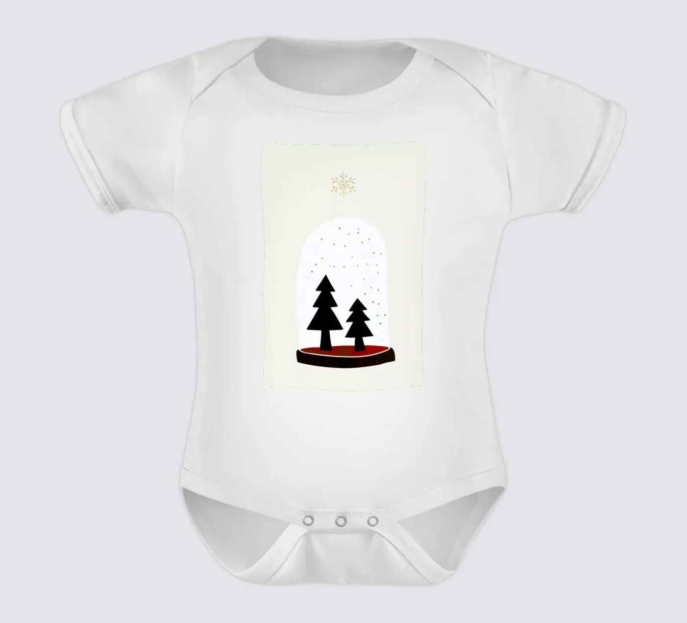 Dancing Snowflakes body bébé de Kubistika