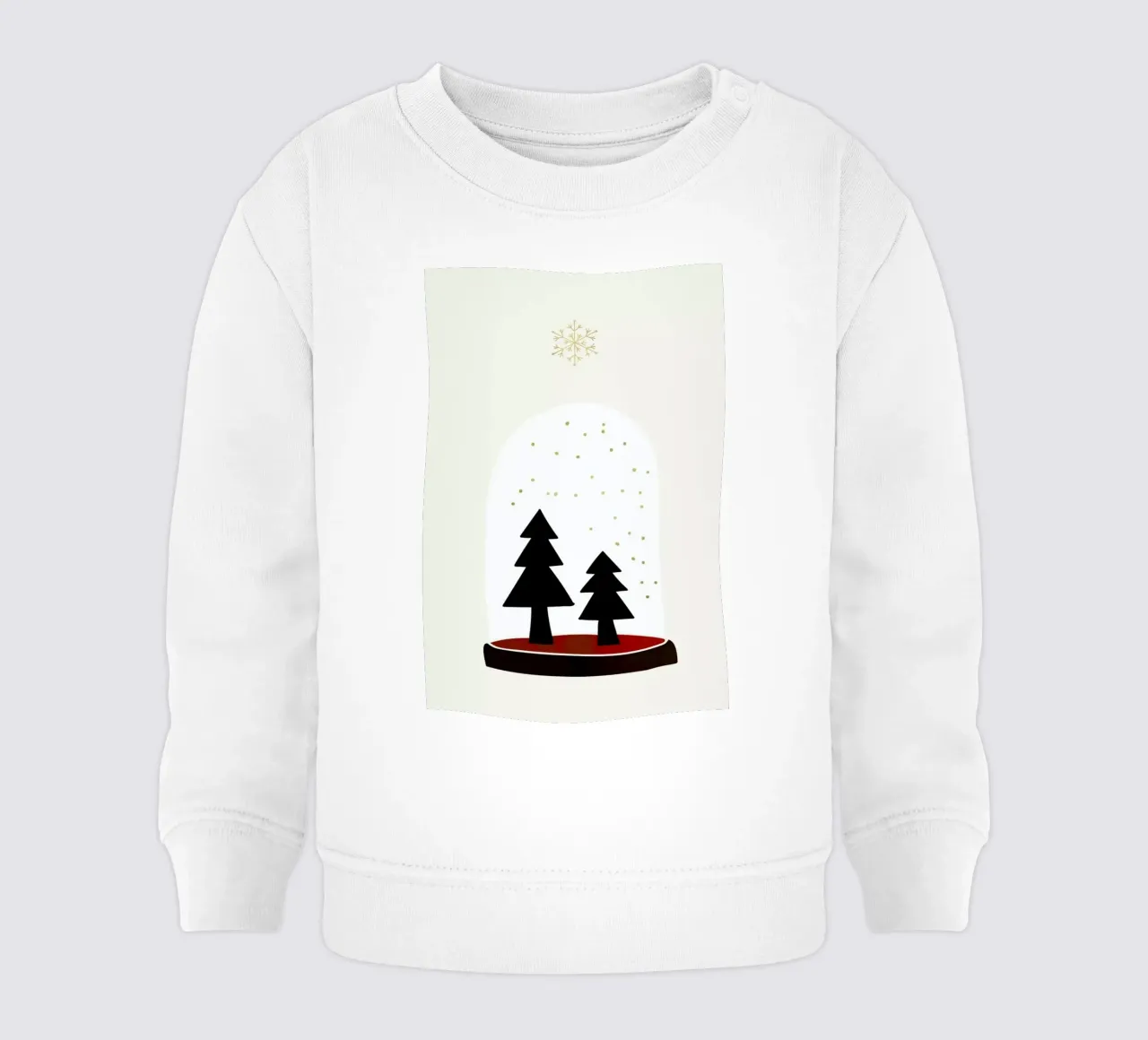 Dancing Snowflakes felpa neonato da Kubistika