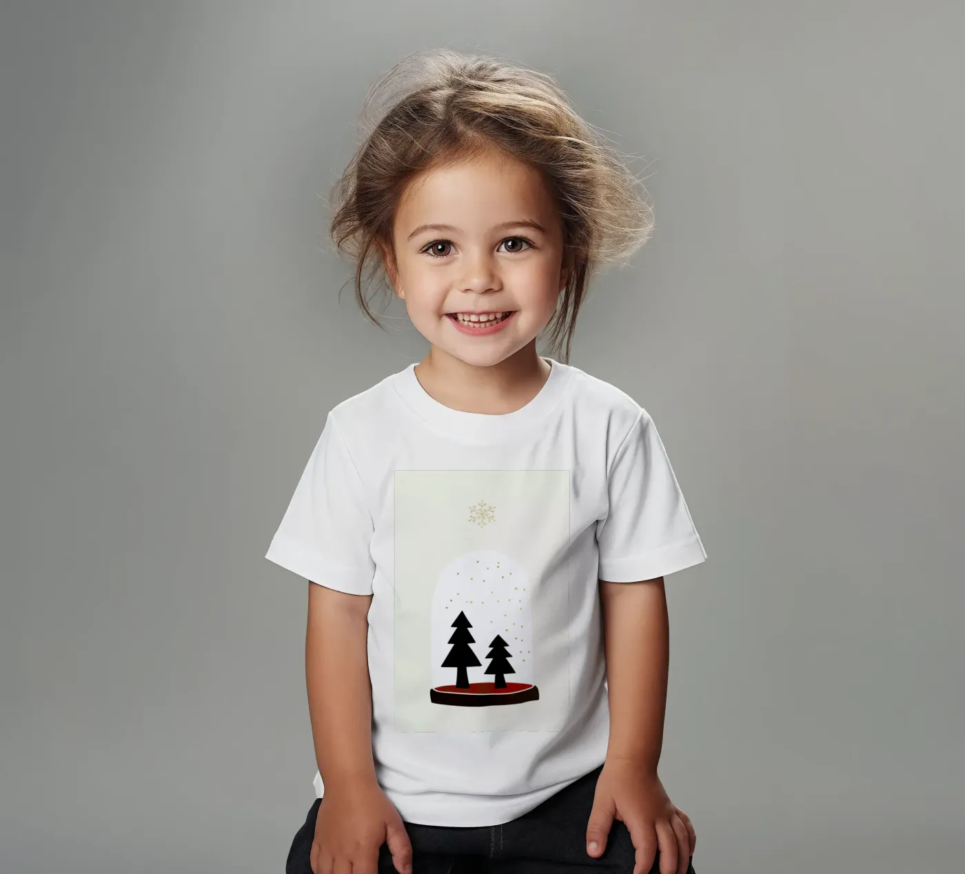 Dancing Snowflakes t-shirt bambini da Kubistika