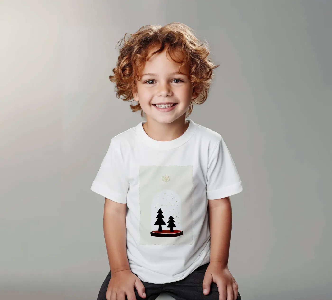 Dancing Snowflakes t-shirt bambini da Kubistika