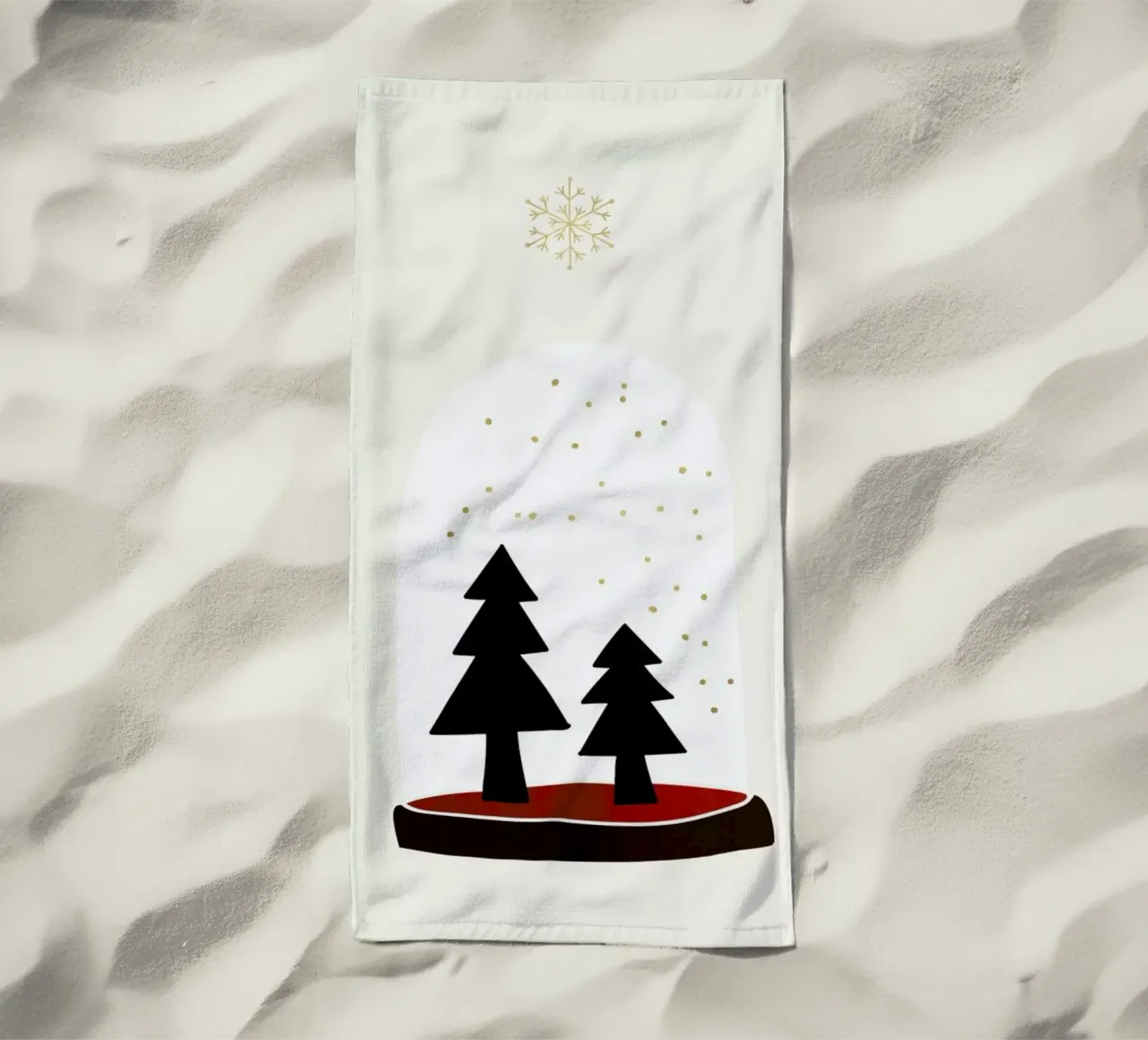 Dancing Snowflakes telo mare da Kubistika